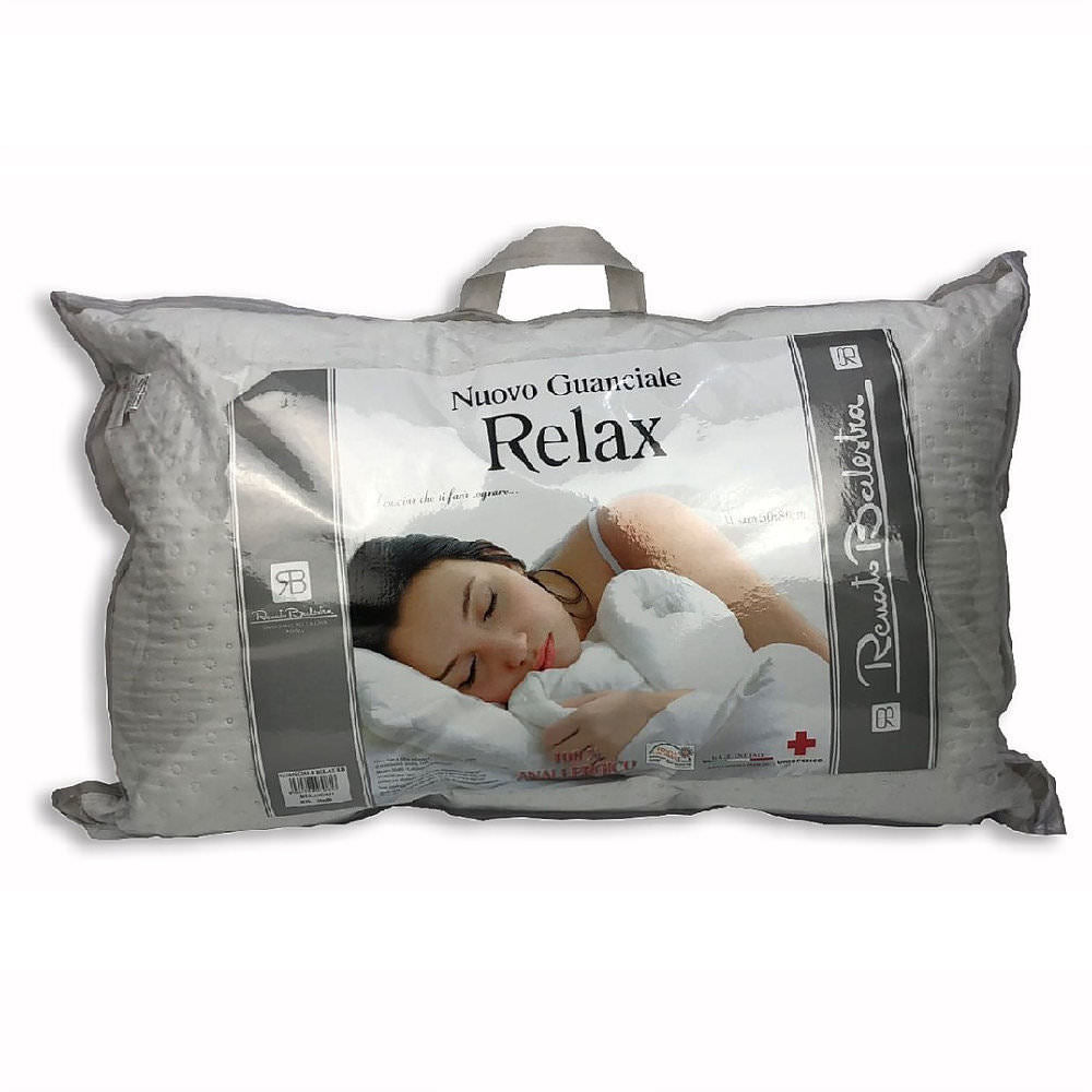 Cuscino Guanciale Anallergico Igienico Ortopedico Renato Balestra 100%Cotone New