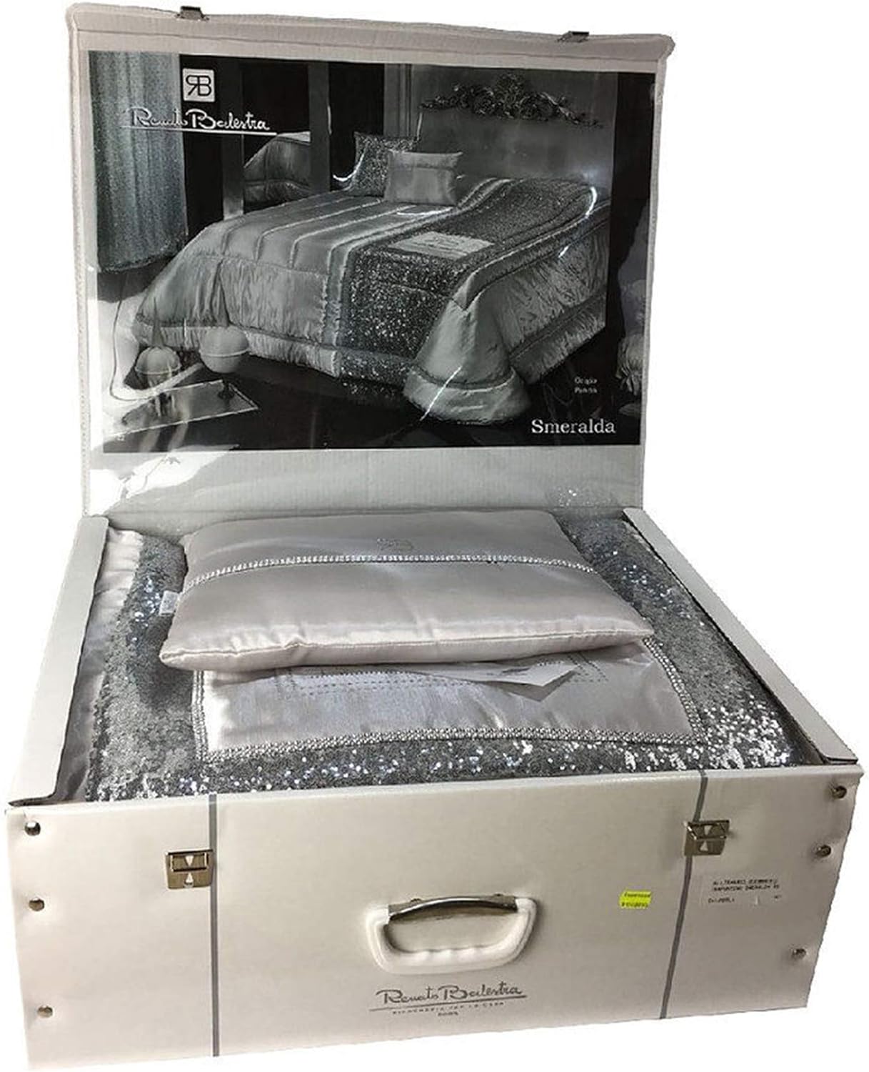 Trapunta piumone invernale matrimoniale letto 2 piazze Renato Balestra Strass