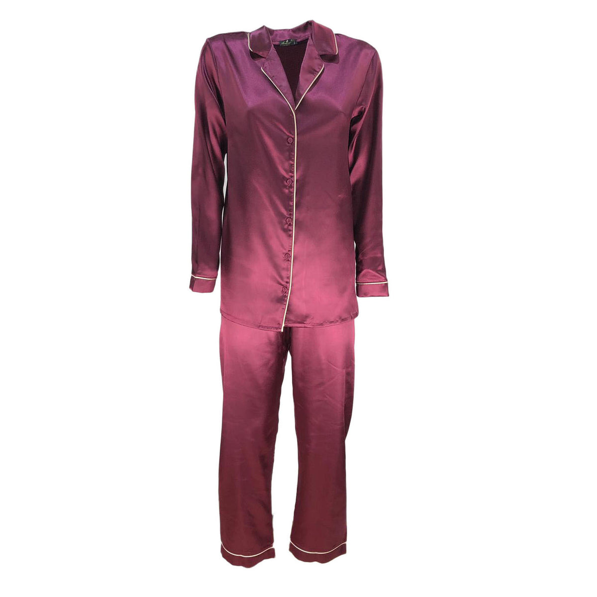 Pigiama raso donna lungo lingerie Andra camicia da notte in taglie da 2 a 6 0881