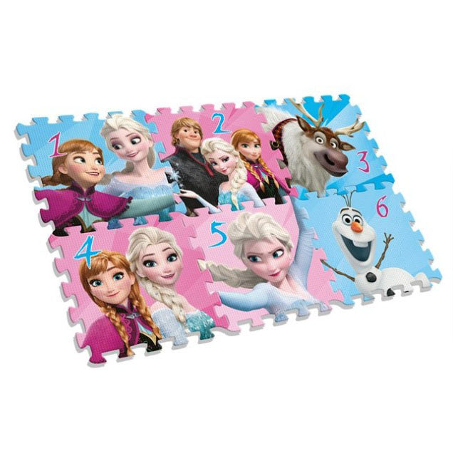 Tappetino puzzle Disney Elsa tappeto gioco lavabile cameretta bambini