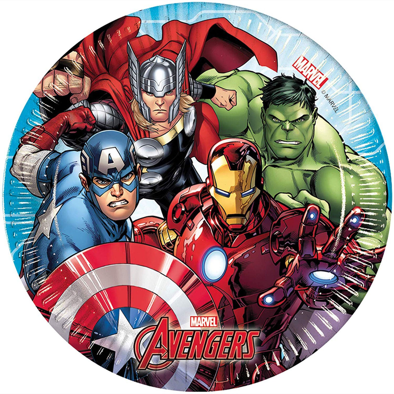 Kit party Marvel Avengers 24 persone bicchieri piatti tovaglia tovagli