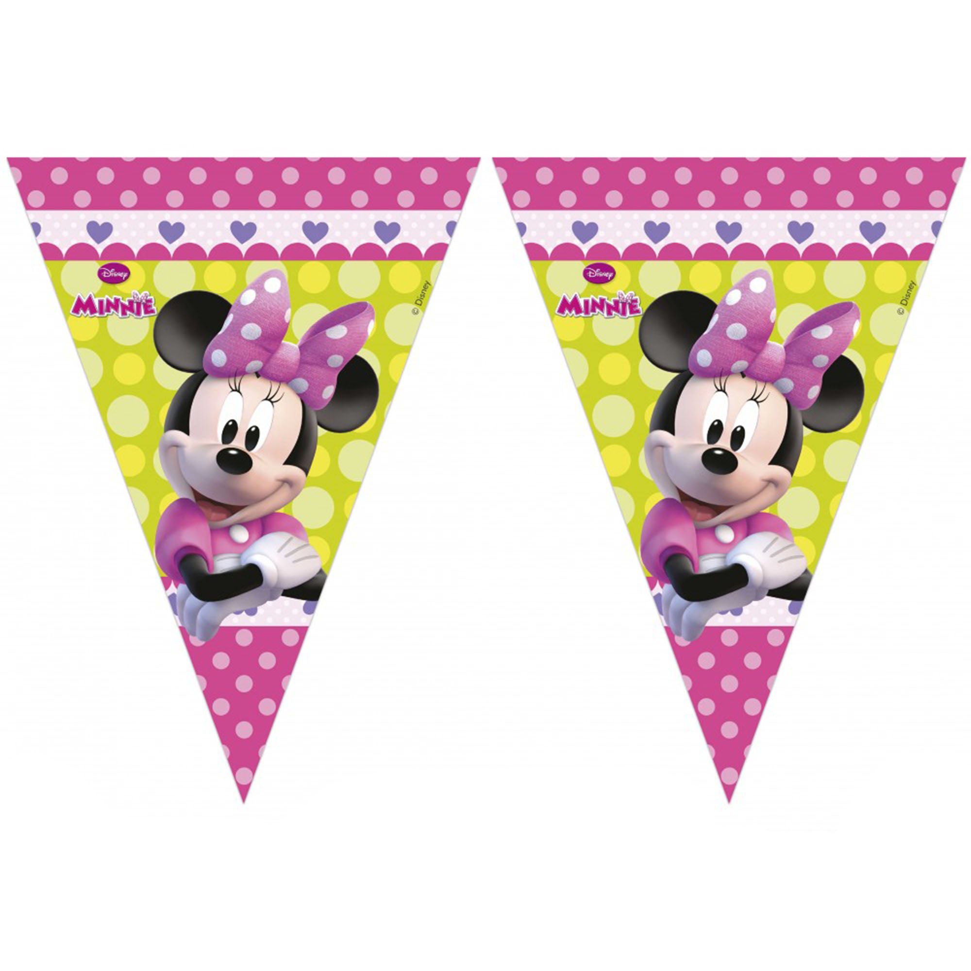 Striscione di plastica ufficiale Disney Minnie feste di compleanno 2,3