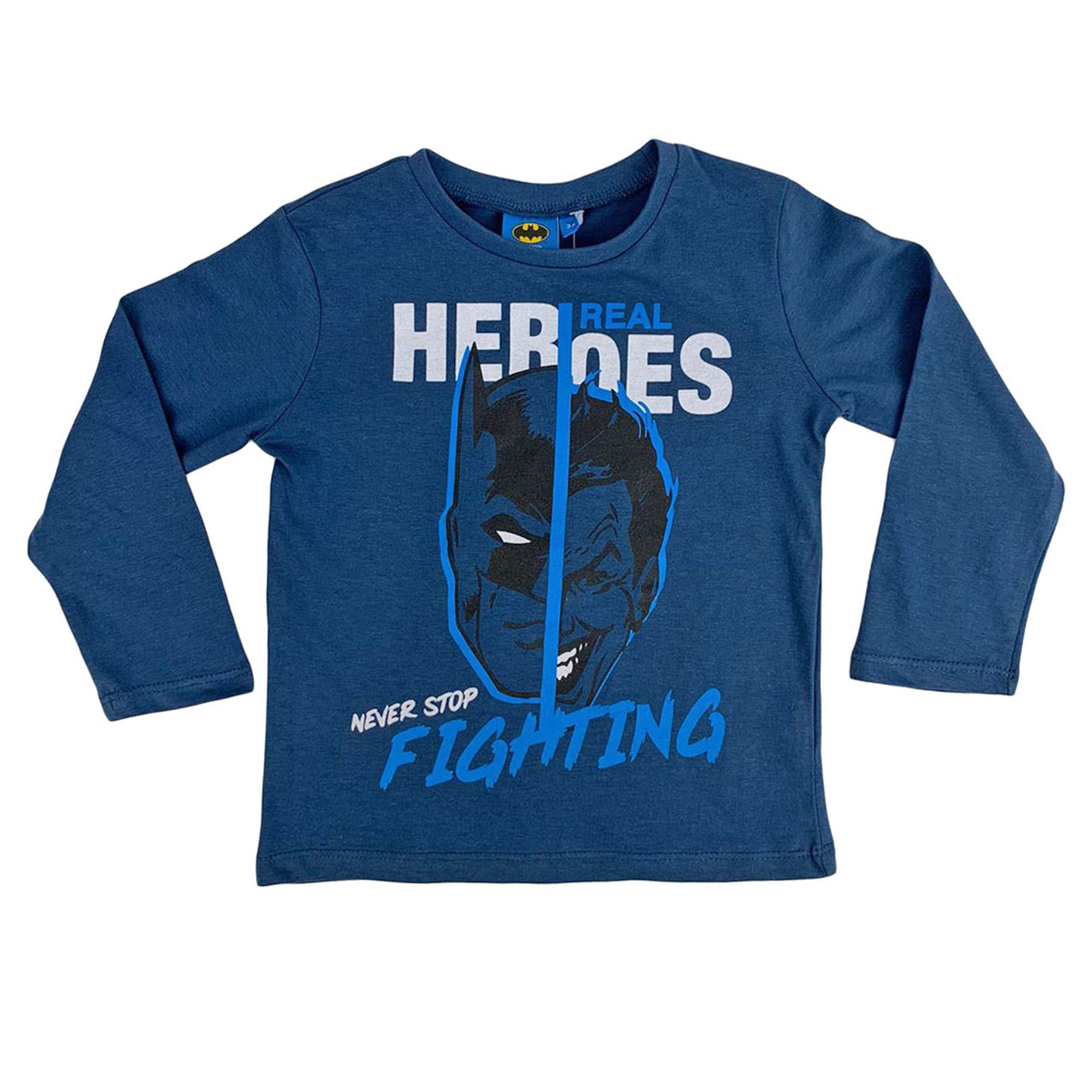 Maglia stampata ufficiale DC Comics logo Batman maglietta bambino 1428