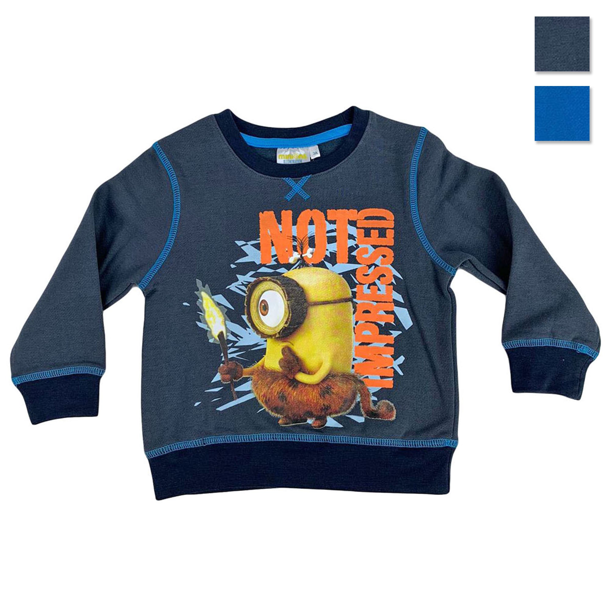 Maglia stampata maniche lunghe ufficiale Minions maglietta bambino banana 1432