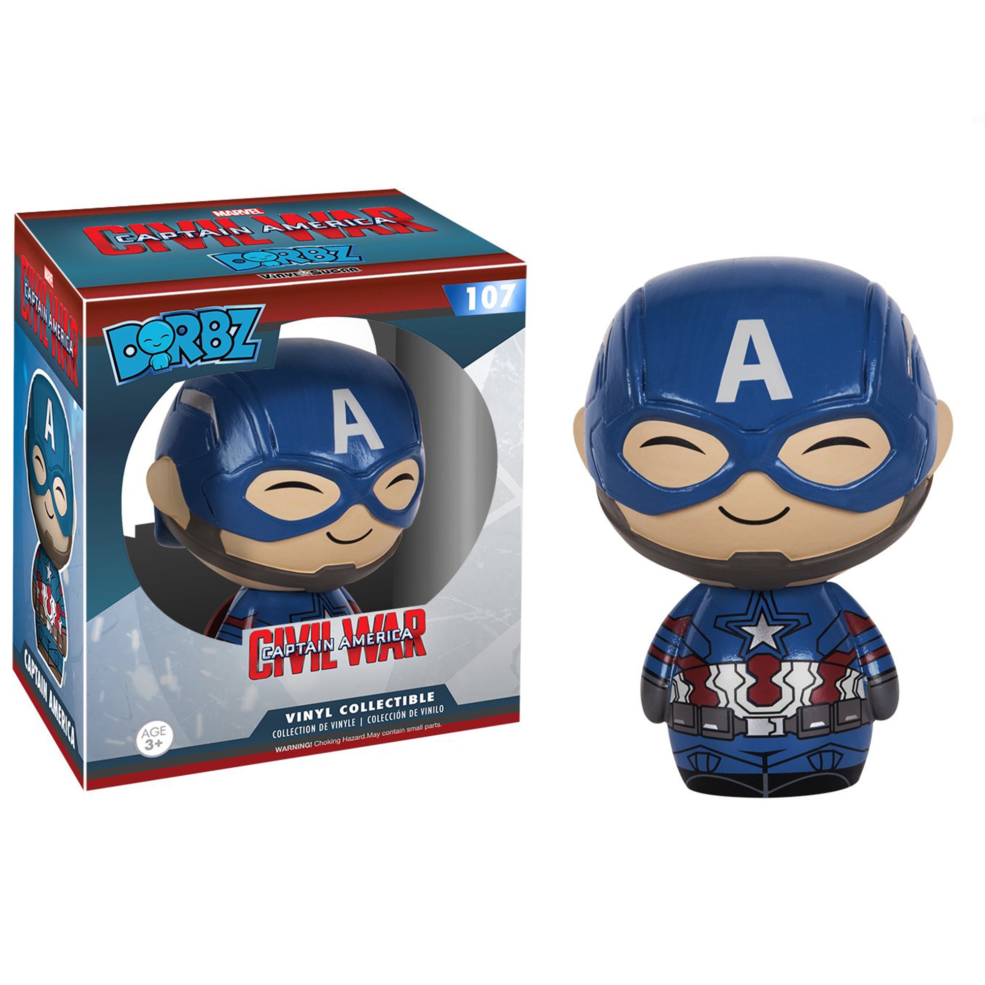 Dorbz figura in vinile di Marvel Avengers Civil War Capitan America 1595