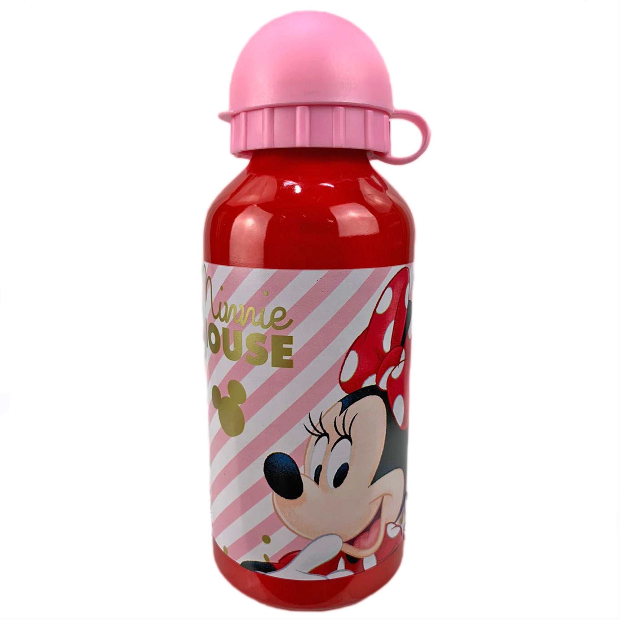 Borraccia Disney Minnie bottiglia in allumino con beccuccio 400 ml 1623