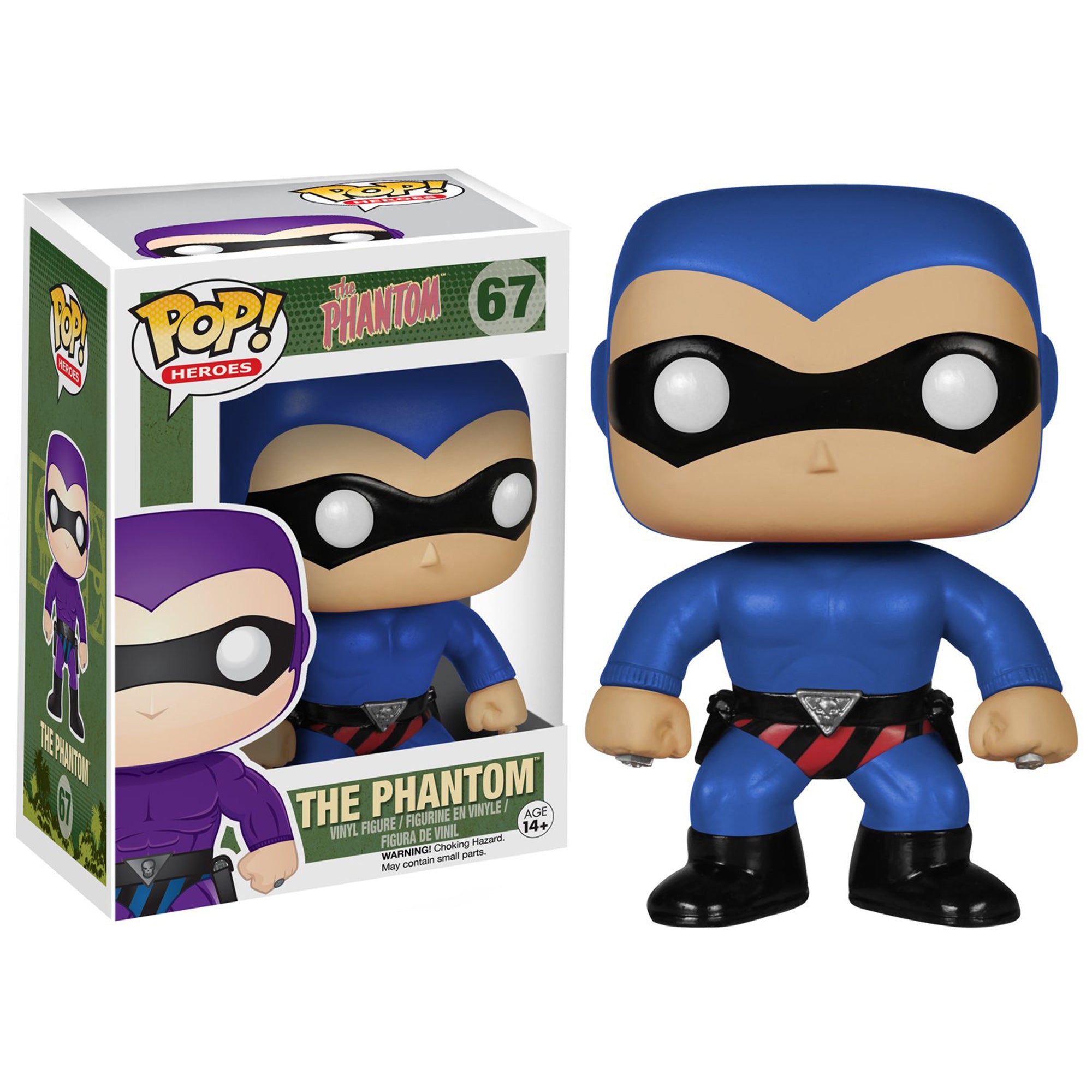 Funko Pop heroes figura in vinile The Phantom costume blu 1752