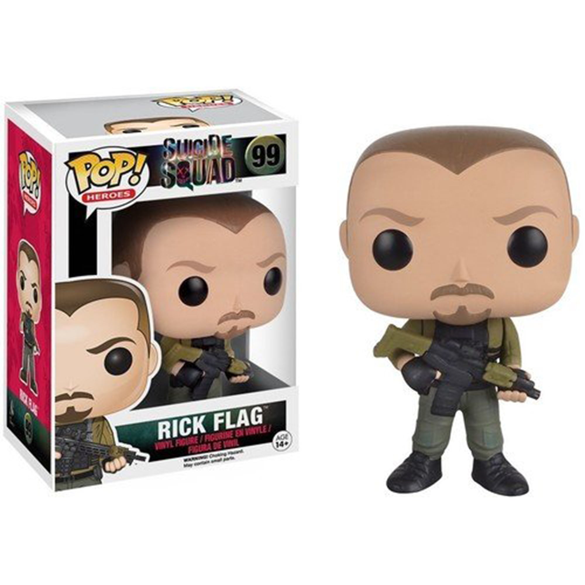 Funko Pop heroes Suicide Squad figura in vinile Rick Flag 1754