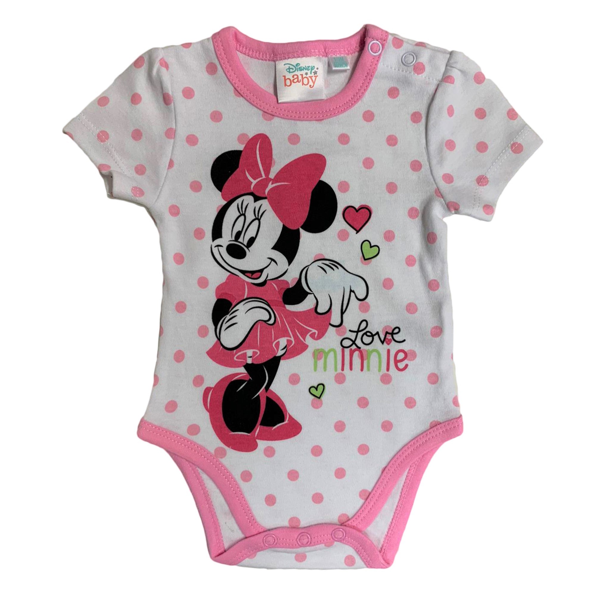 Body neonata manica corta Disney tutina Minnie 2614