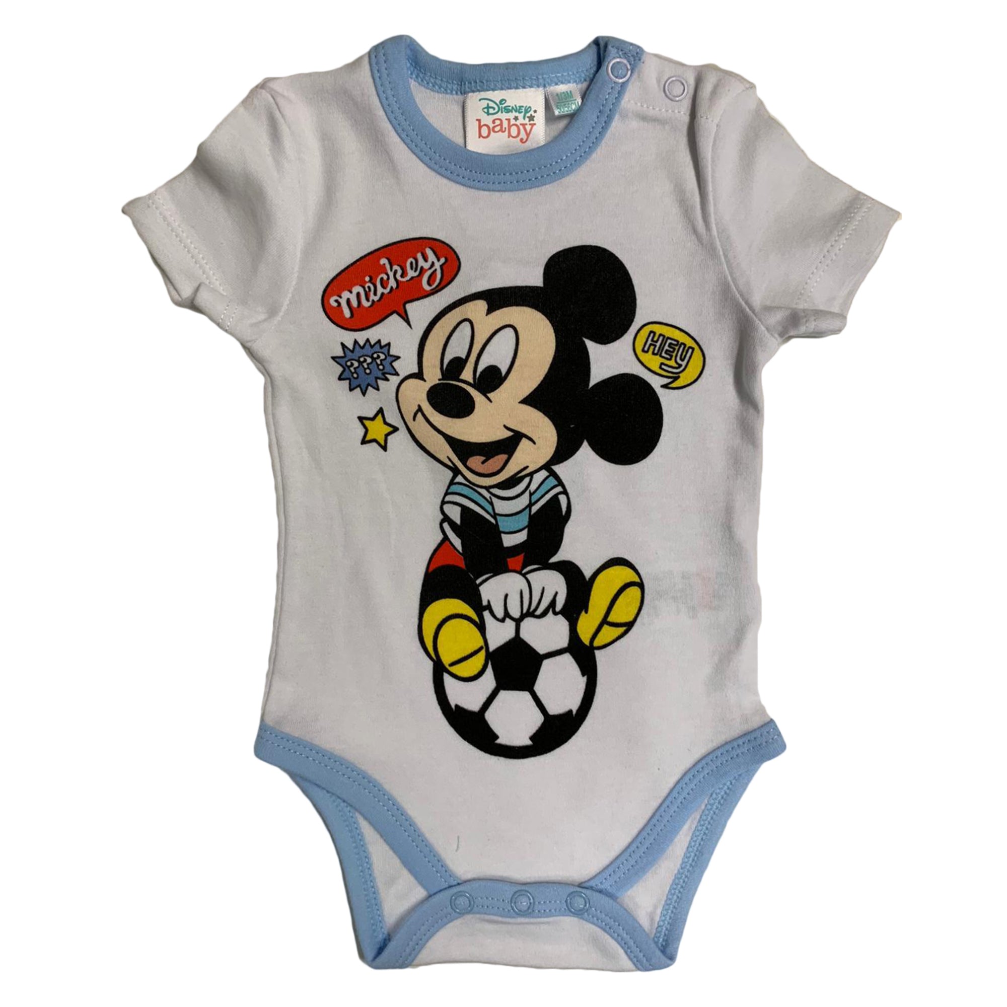 Body neonato manica corta Disney tutina baby Mickey Mouse 2615