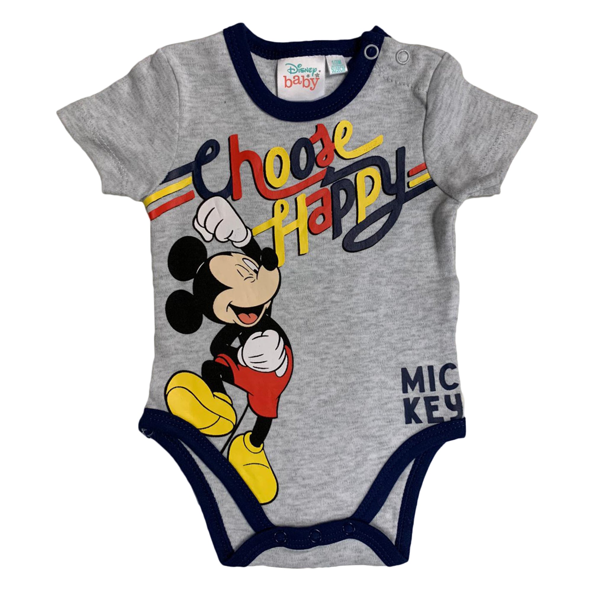 Body neonato manica corta Disney tutina Mickey Mouse 2617