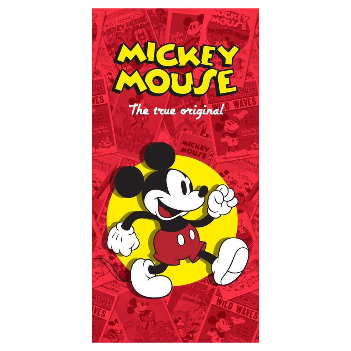 Telo mare spugna in cotone Disney Mickey Mouse piscina bambino 2701