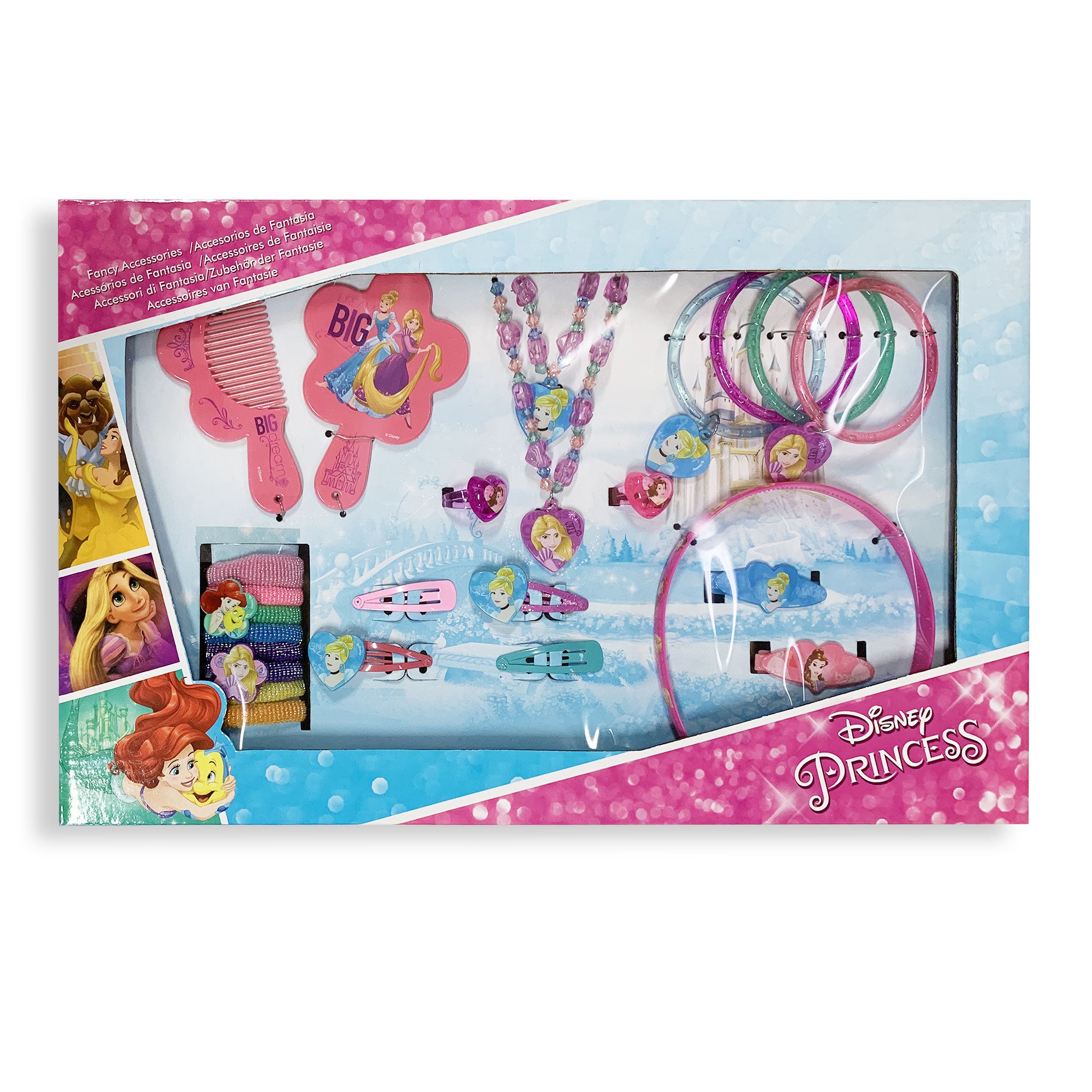 Kit accessori Disney Principesse set 25 pz per capelli e vari 2706