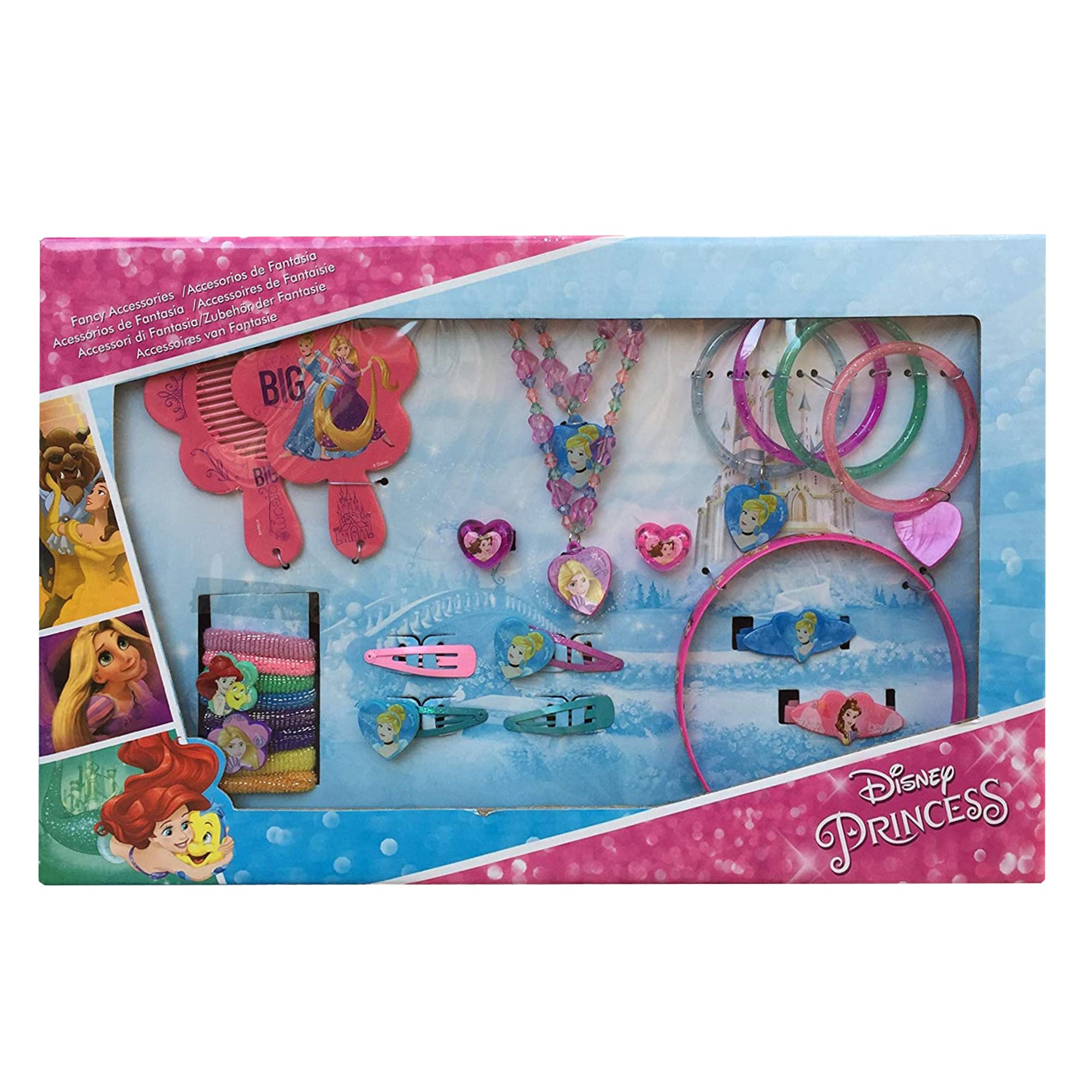 Kit accessori Disney Principesse set 25 pz per capelli e vari 2706