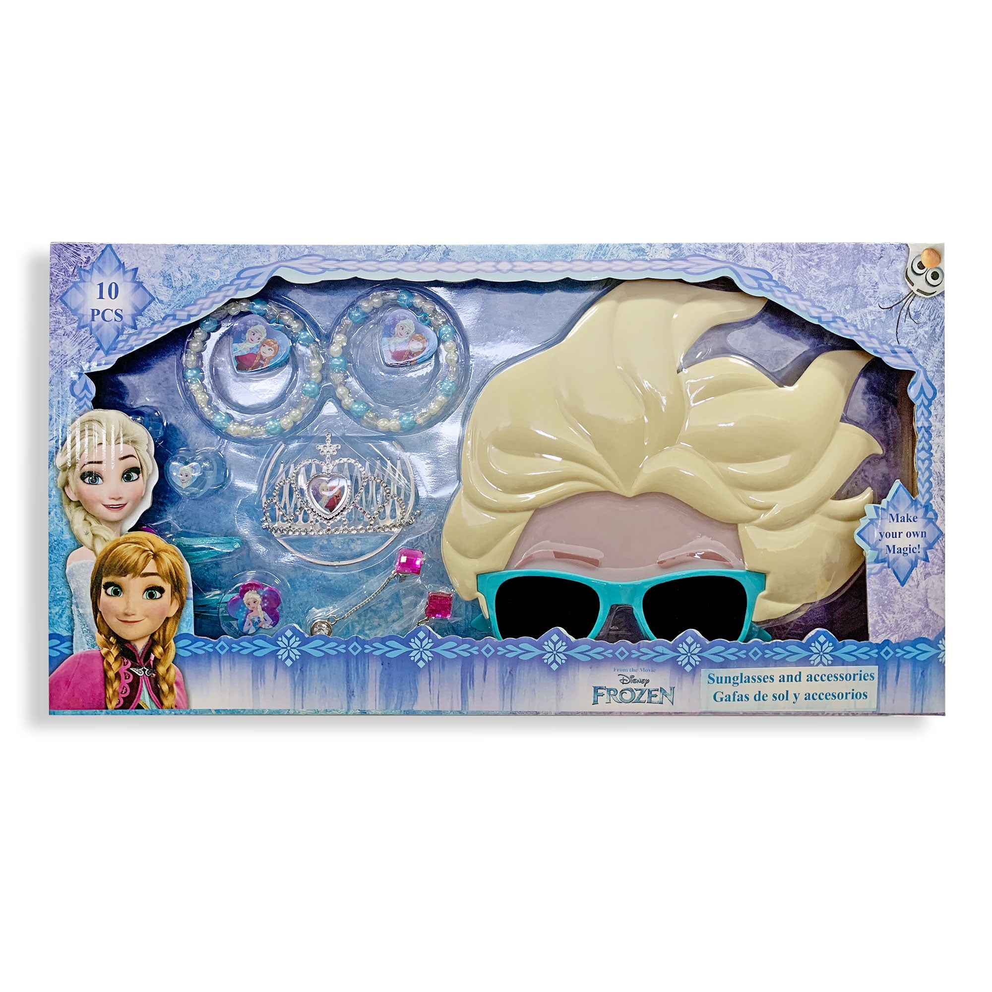 Kit gioielli Disney Frozen 10 pz occhiali accessori e braccialetti 2707