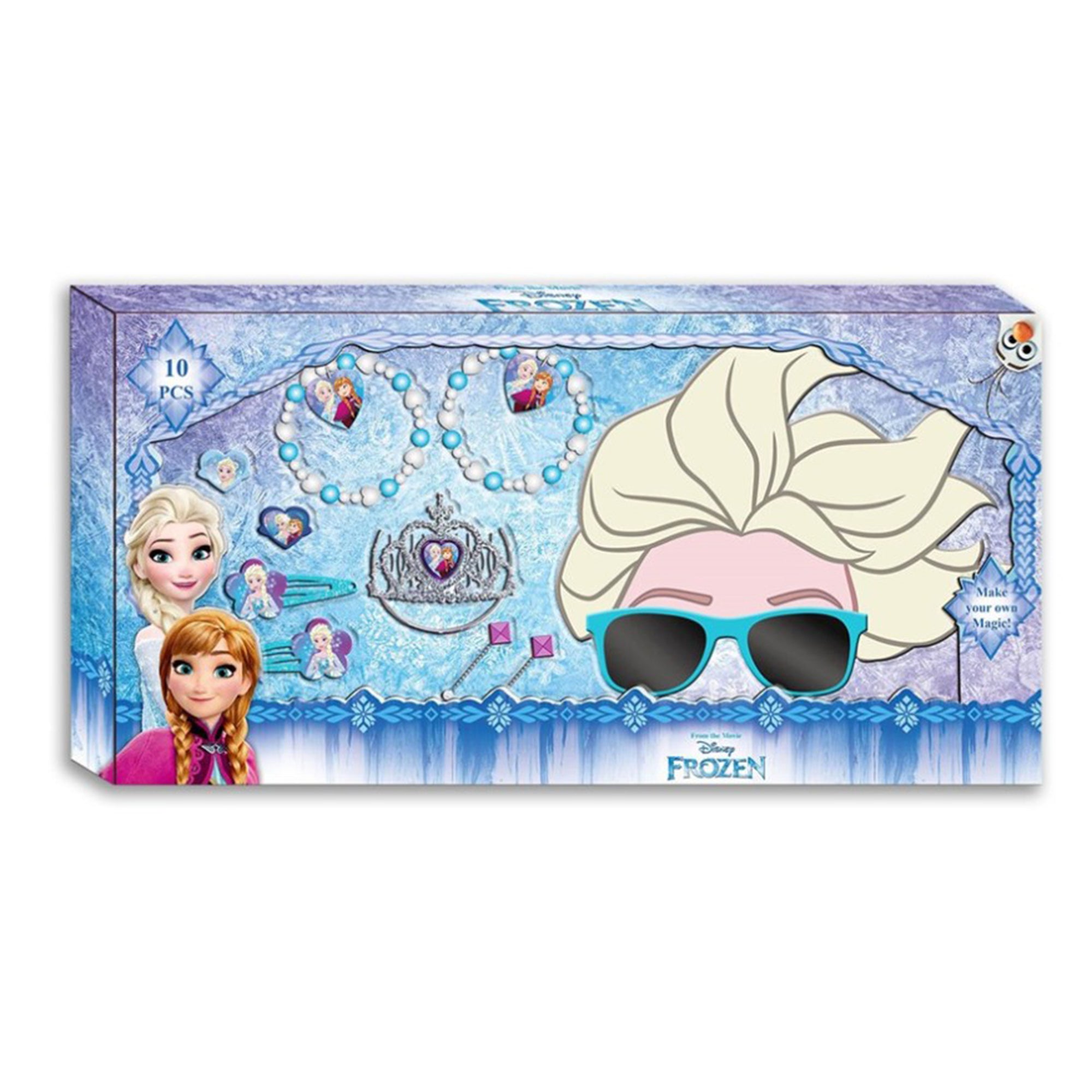 Kit gioielli Disney Frozen 10 pz occhiali accessori e braccialetti 2707
