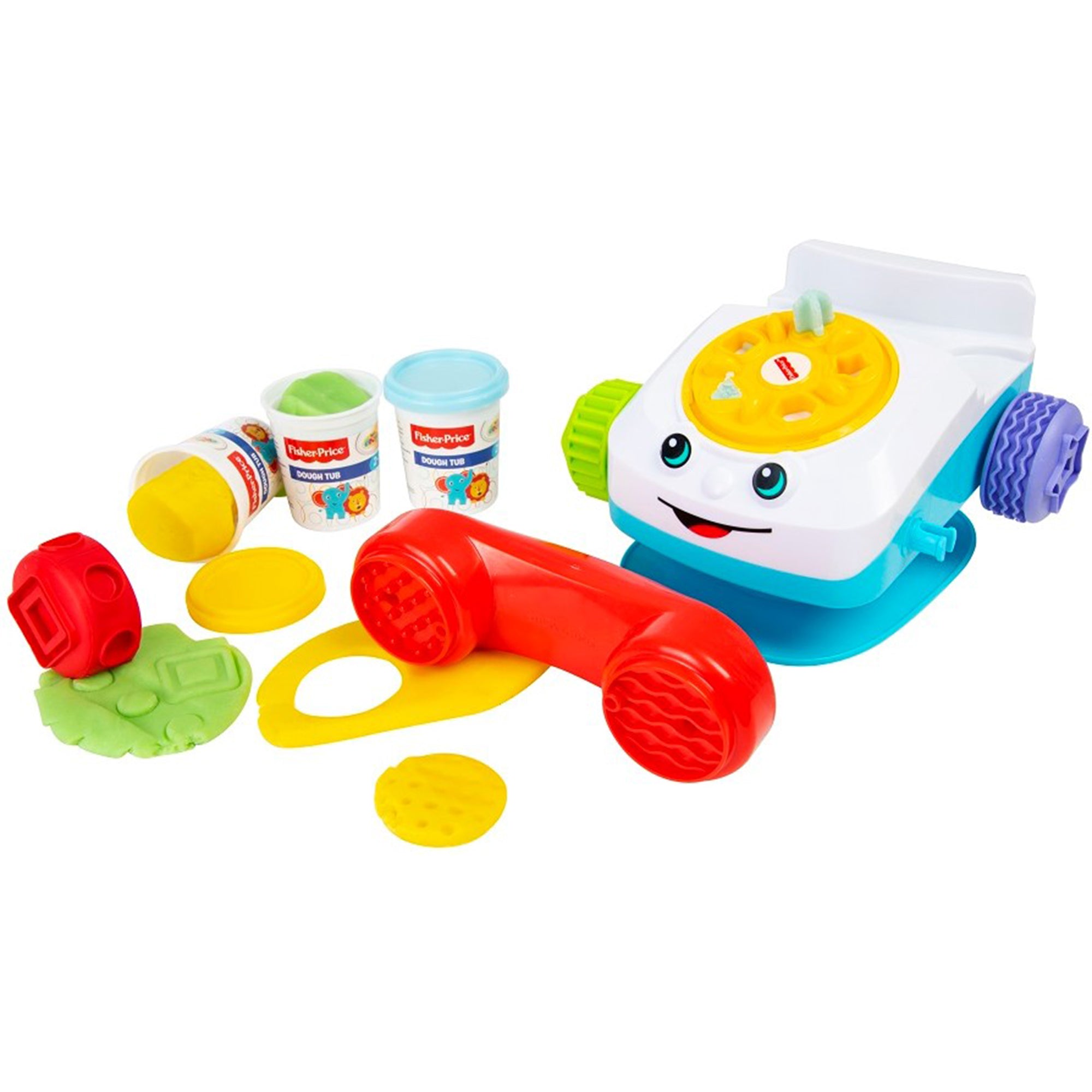 Giocattolo creativo per bambini Fisher-Price telefono formine e plastilina 2732