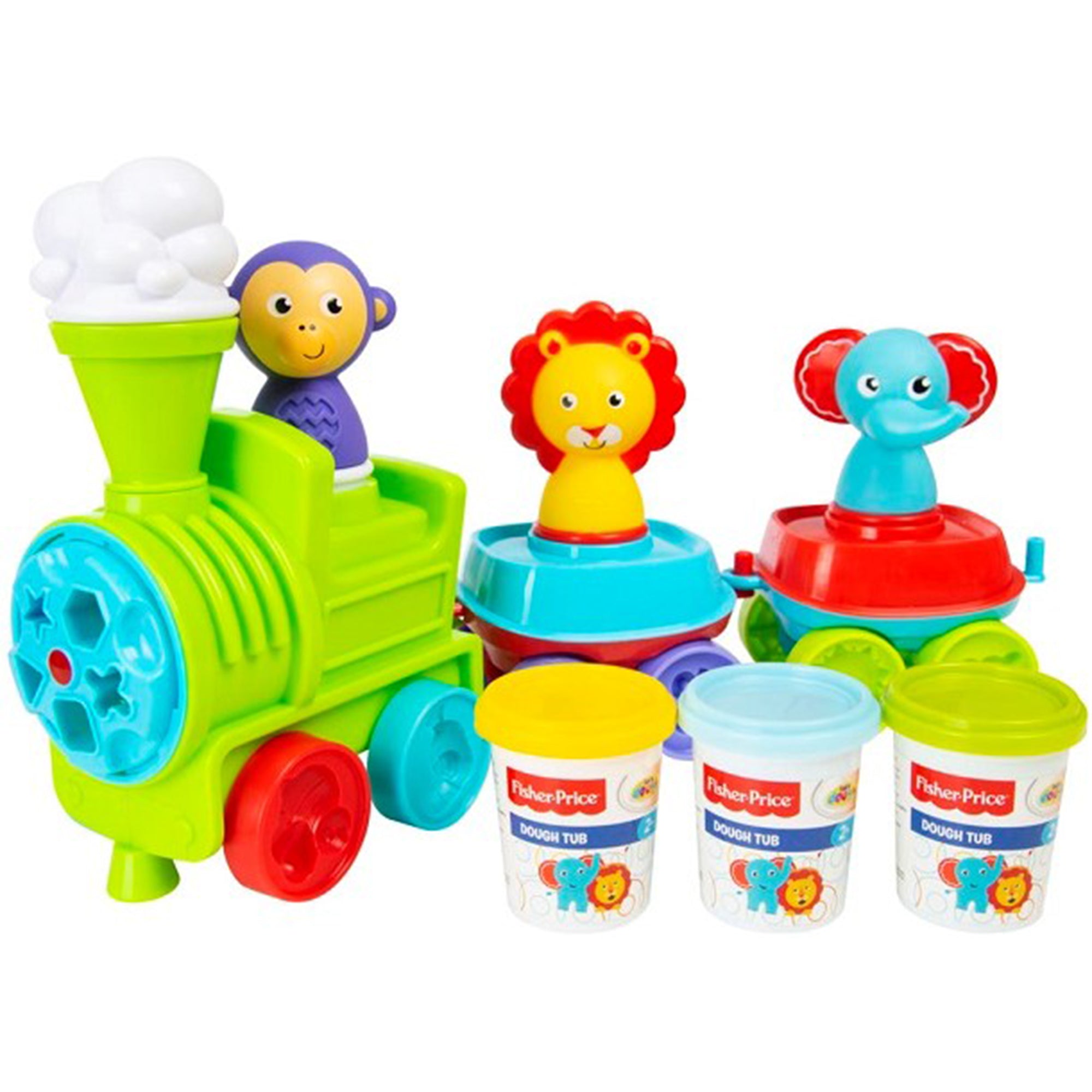 Giocattolo creativo per bambini Fisher-Price trenino formine e plastilina 2733