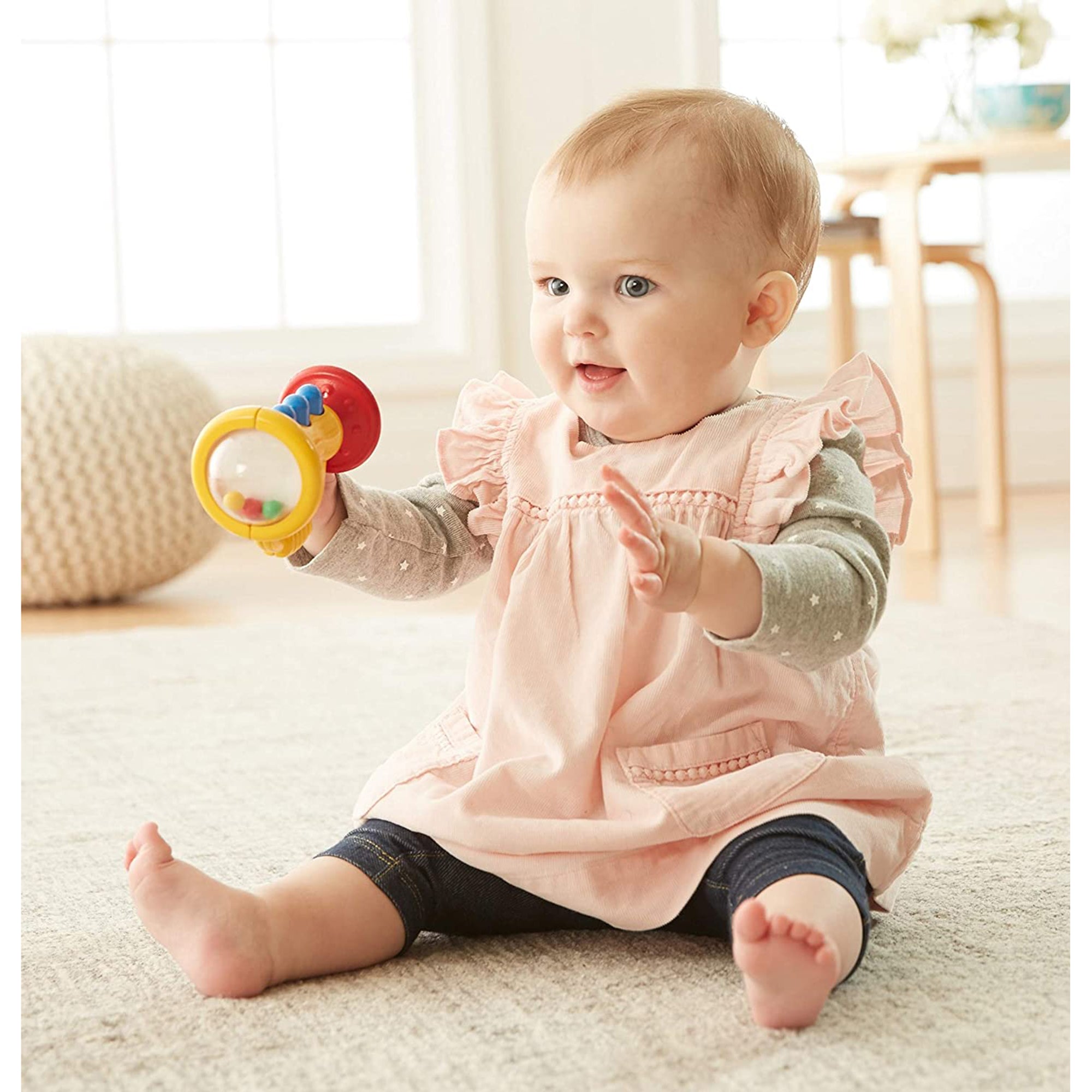 Giocattolo Fisher-Price per bambini trombetta sonaglio mordicchiabile 2734