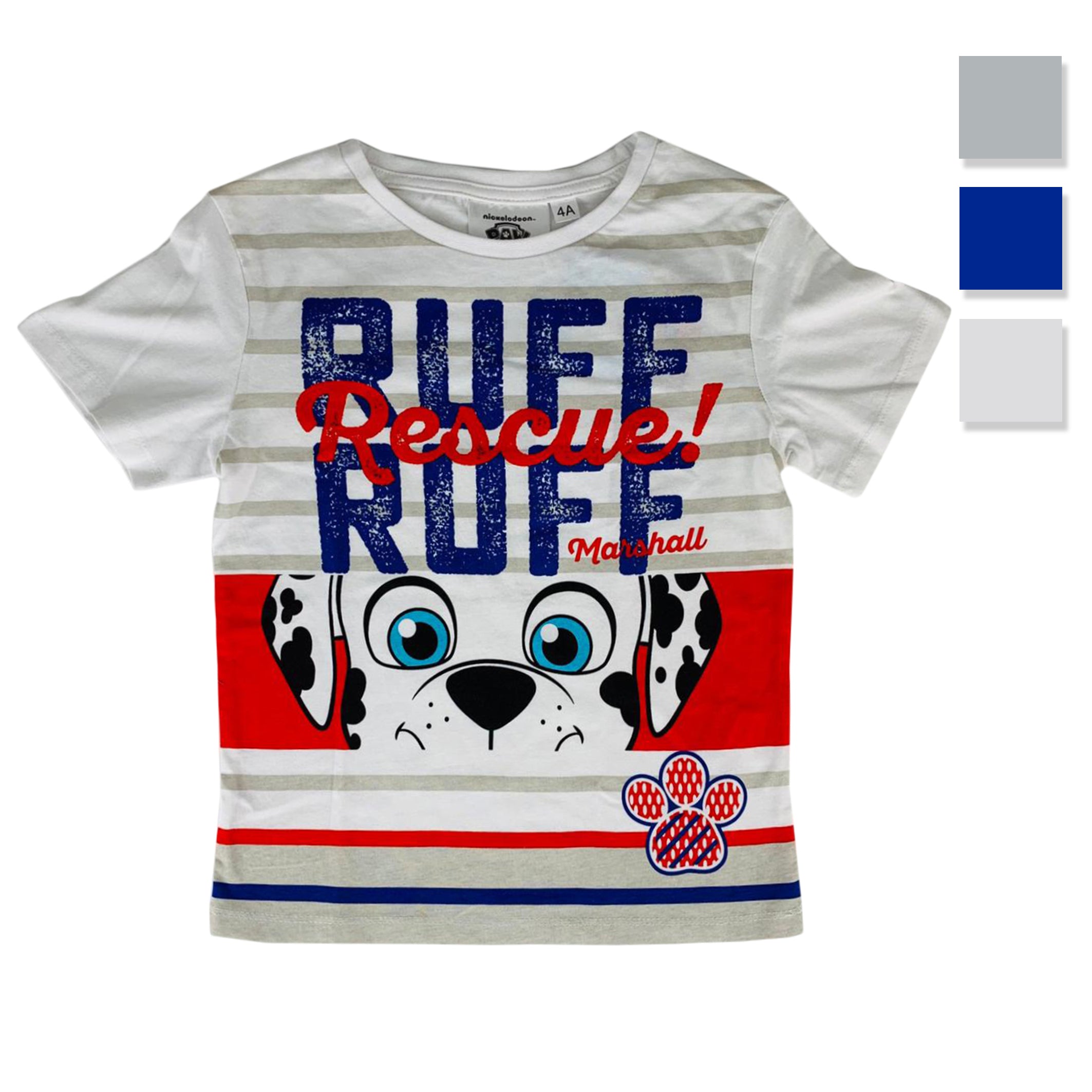 Maglietta Paw Patrol t-shirt in cotone mezze maniche stampata bambino