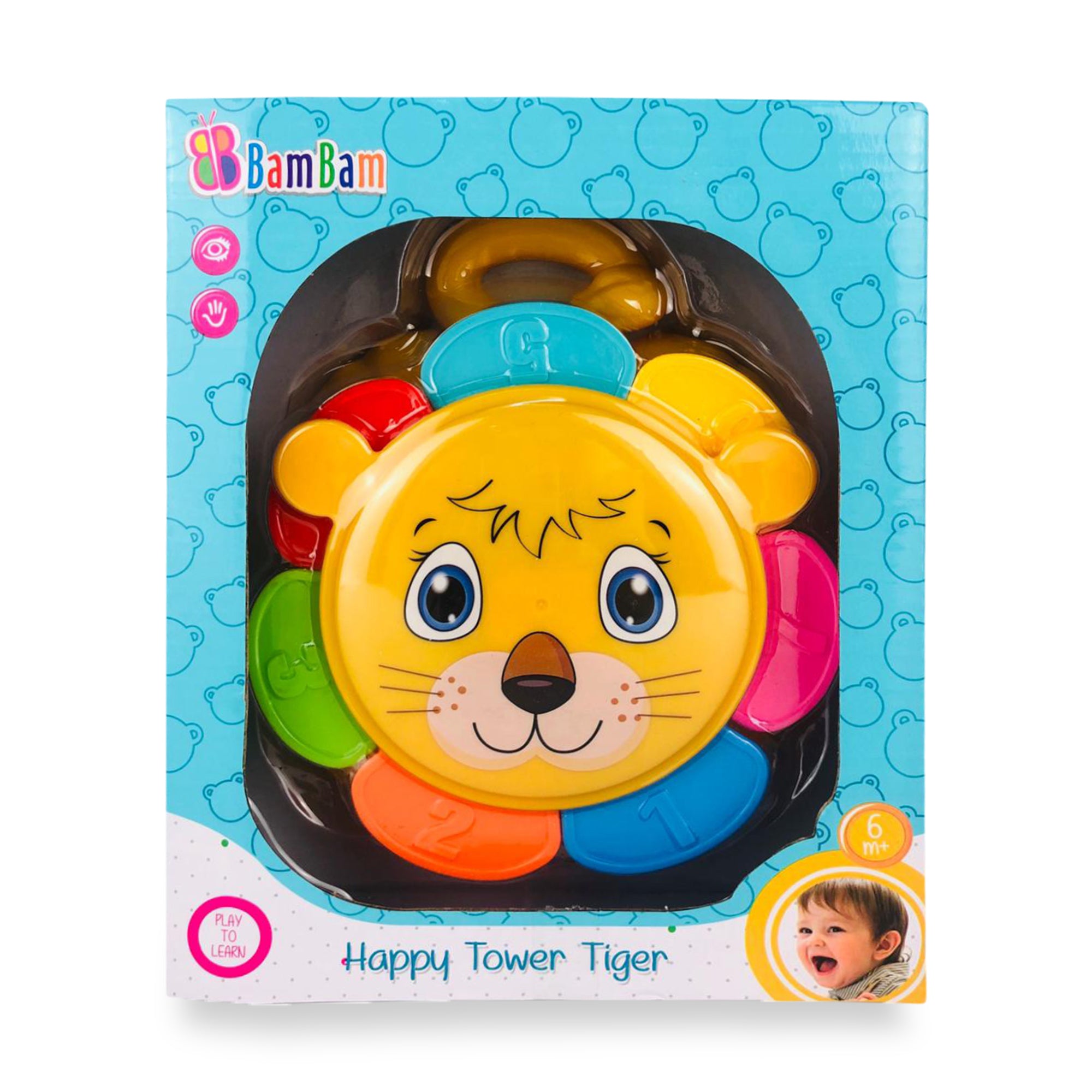 Giocattolo creativo per bambini neonato BamBam allegra torre della tigre 2841