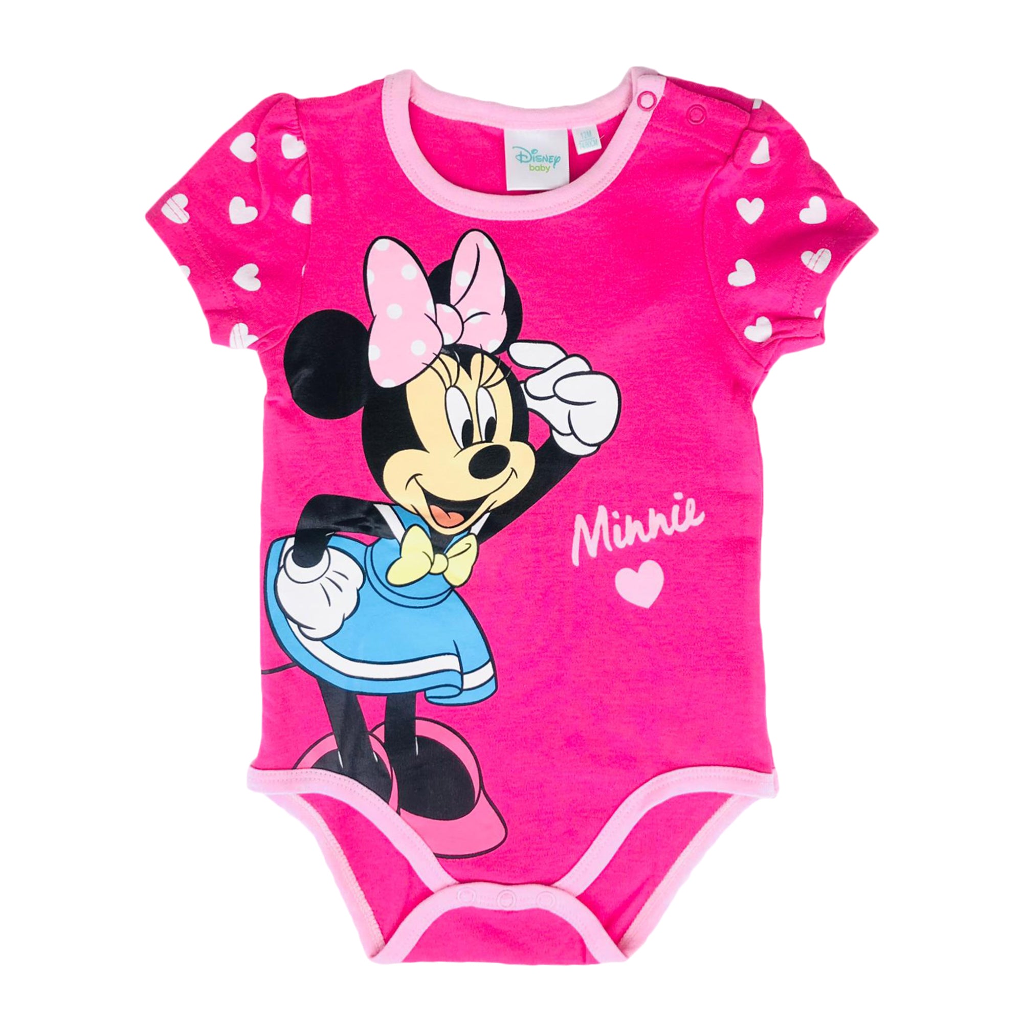 Body neonata manica corta Disney Baby tutina Minnie 2889