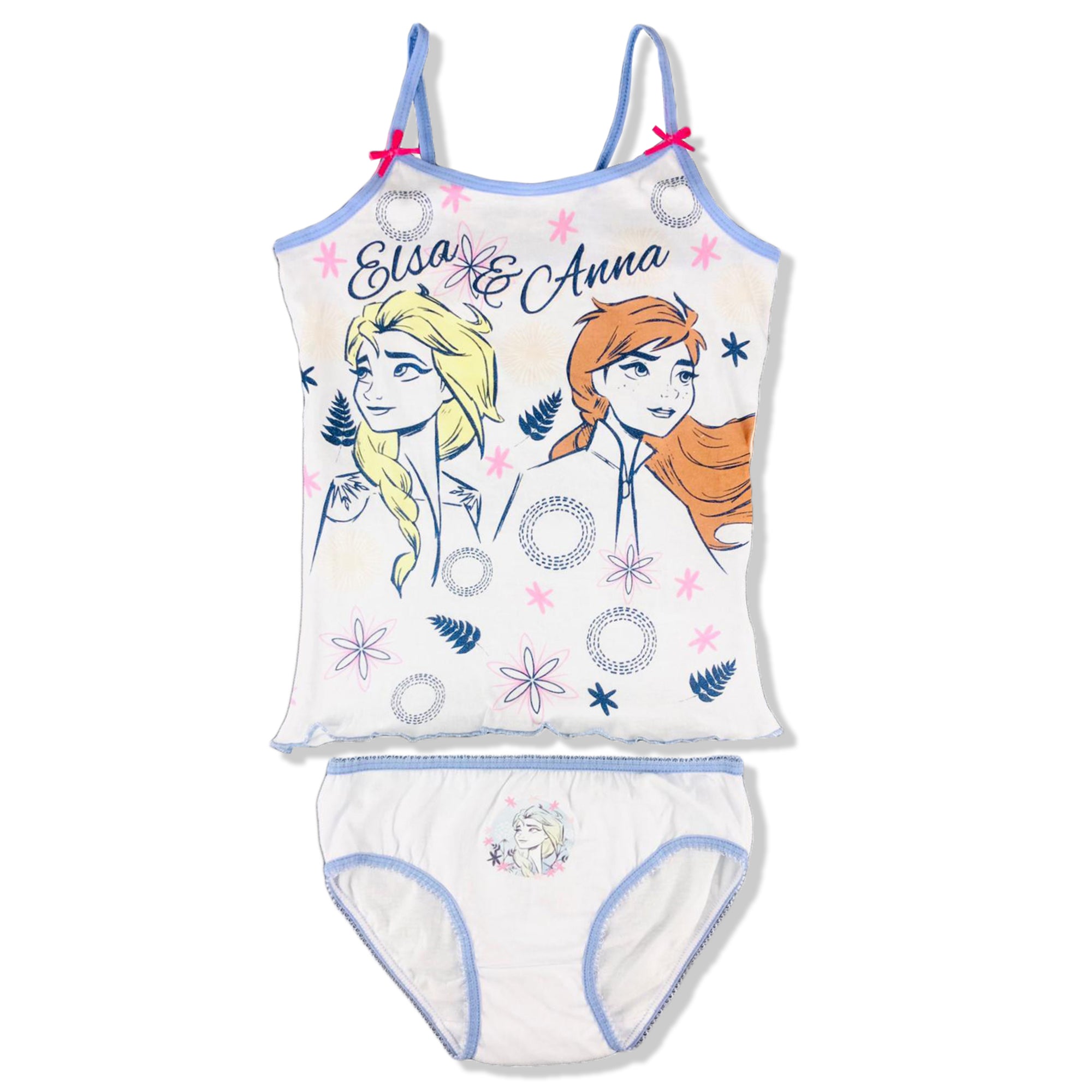 Pigiama bambina Disney Frozen II completo top slip estivo cotone stampato 2906