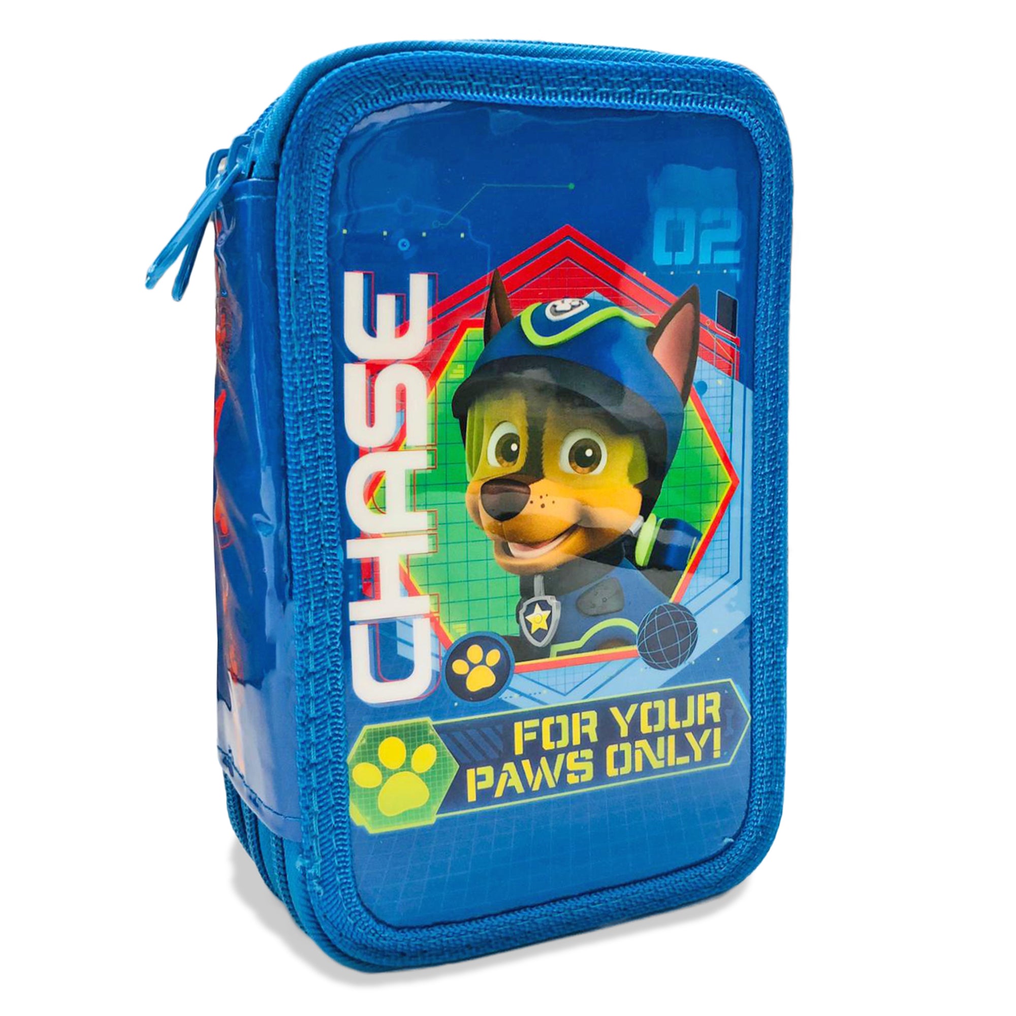 Made in Trade Plumier 3 compartimentstd. Paw Patrol Clamshell, Sintetico, Nero, 28 x 10 x 16 cm