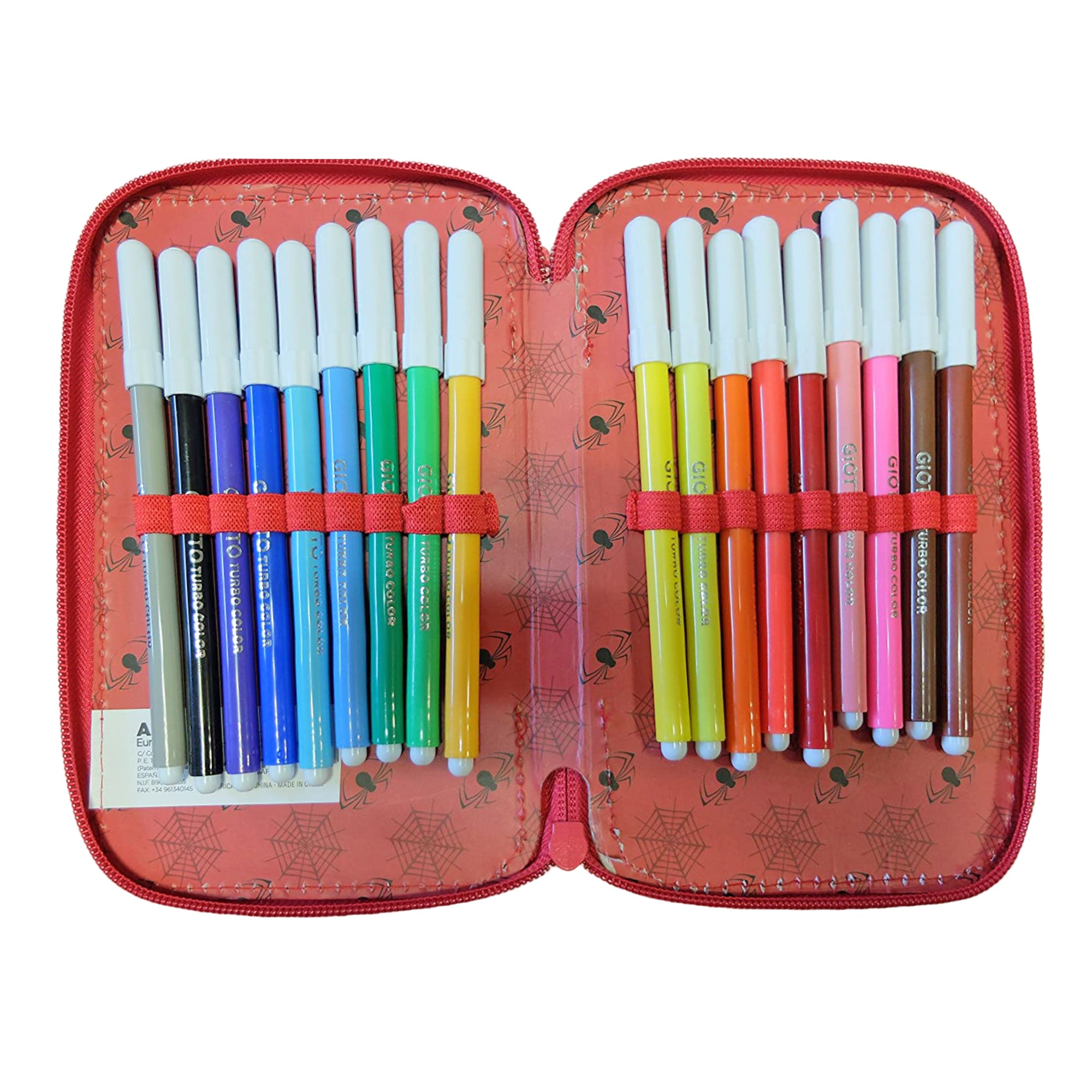 EO Astuccio Disney 3 Zip Spiderman