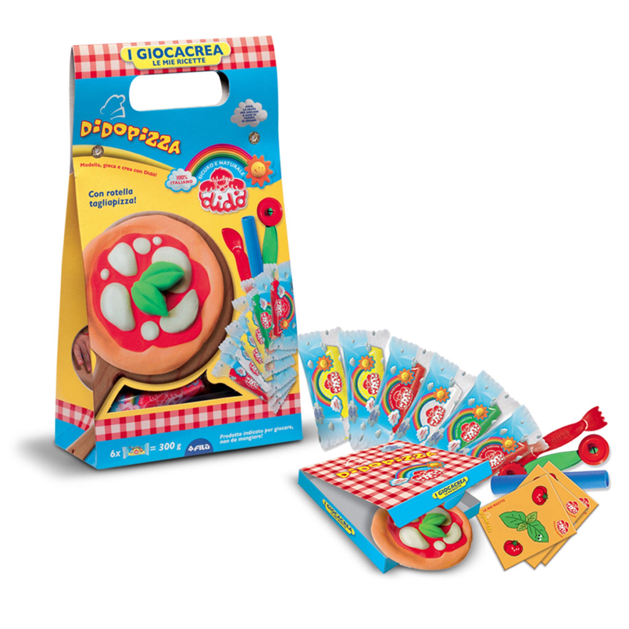 Plastilina Didò FILA per bambini bustine pasta modellante colorata pizza 3271