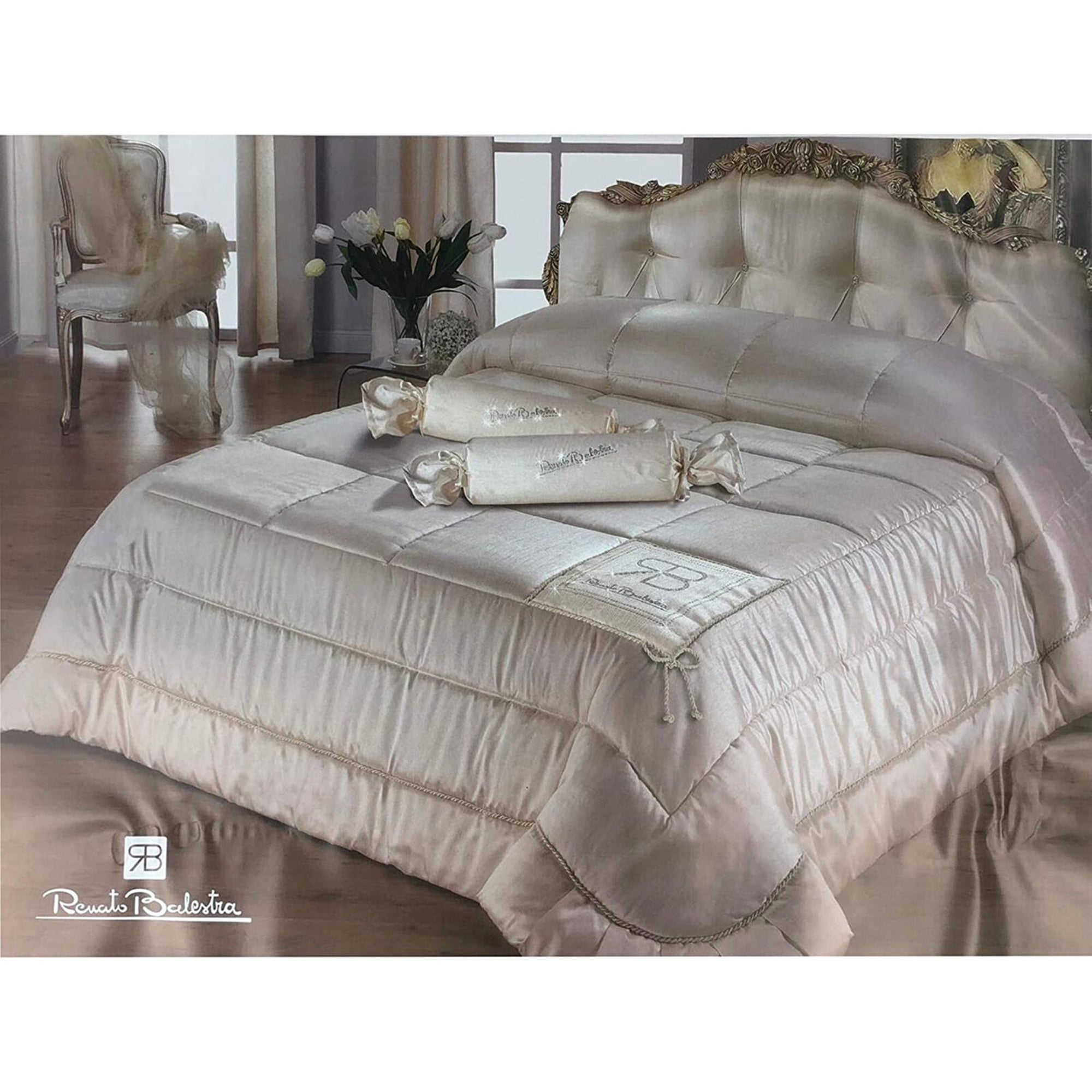 Trapuntino primaverile letto matrimoniale Renato Balestra art.Gioiello 3285