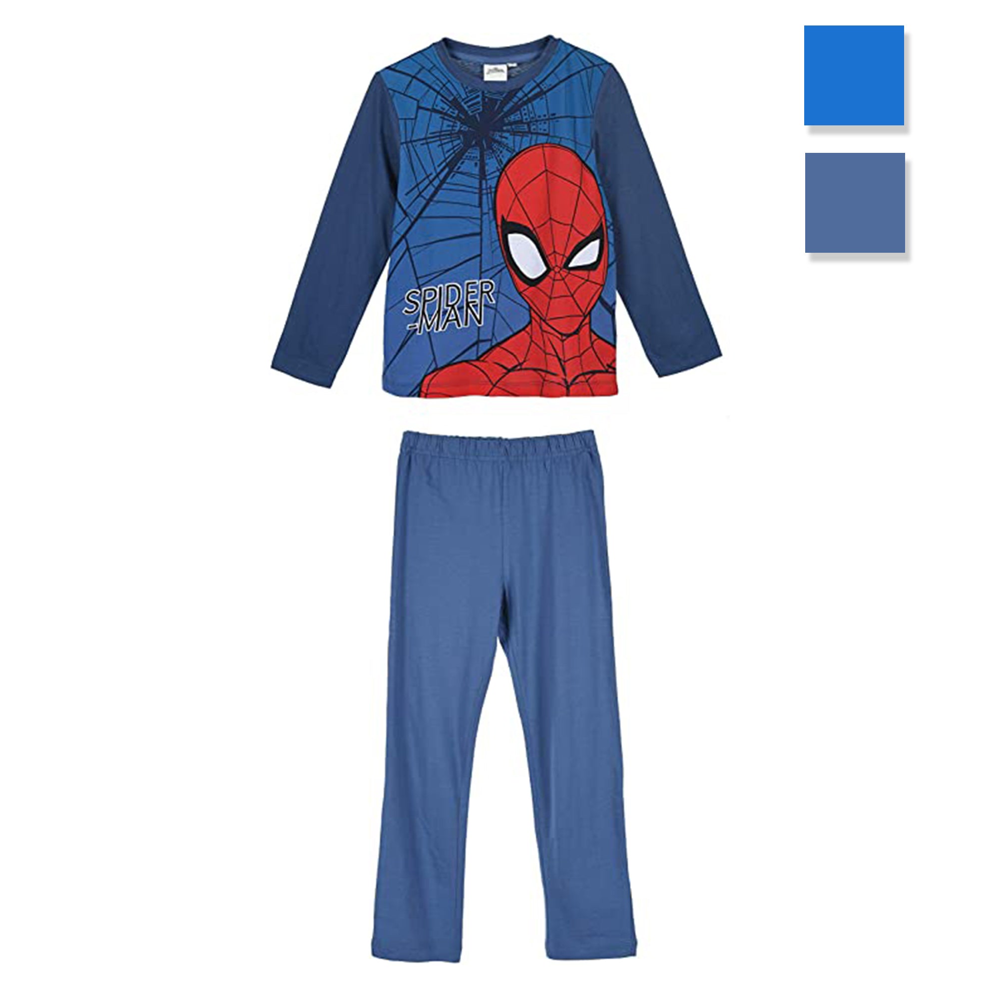Pigiama ufficiale Marvel Spideraman maniche lunghe bambino 3299