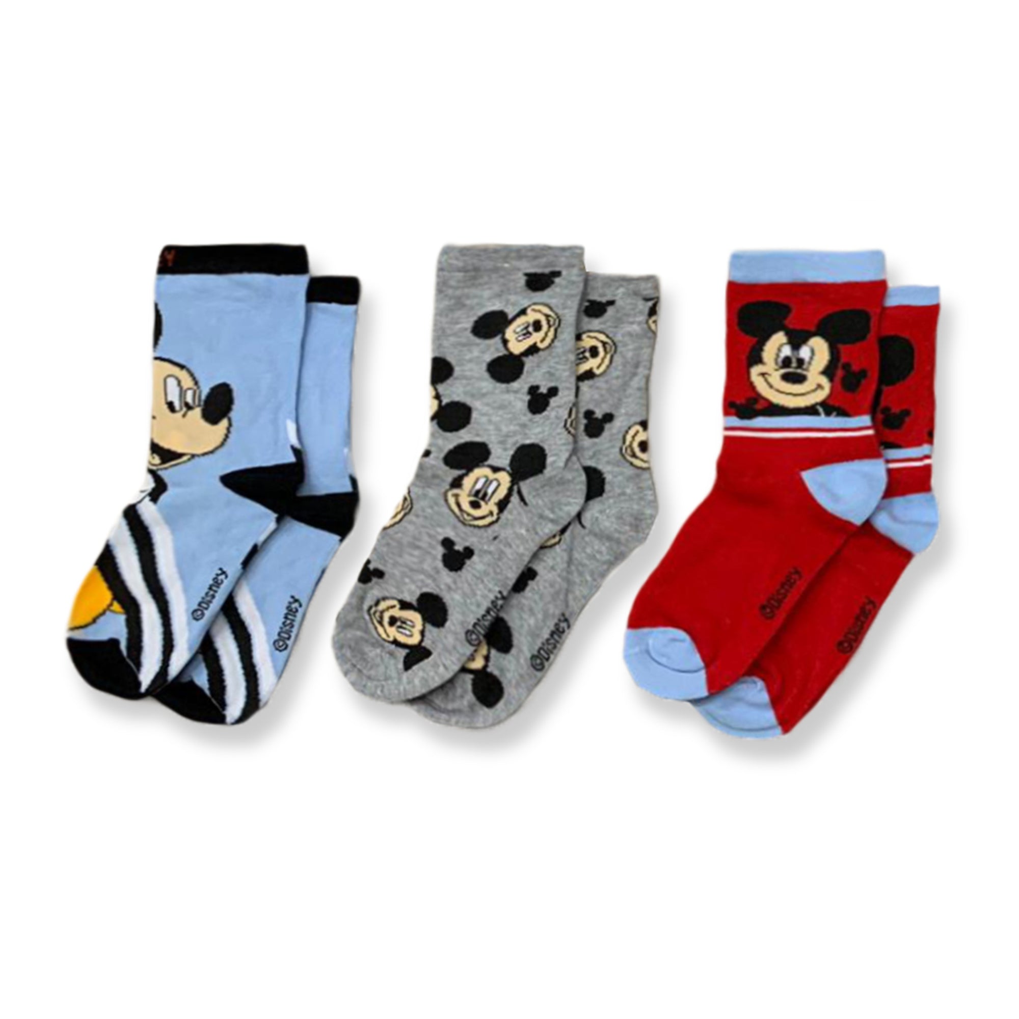 Calzini Disney Mickey Mouse Topolino set 3 Paia in cotone per bambino 3311