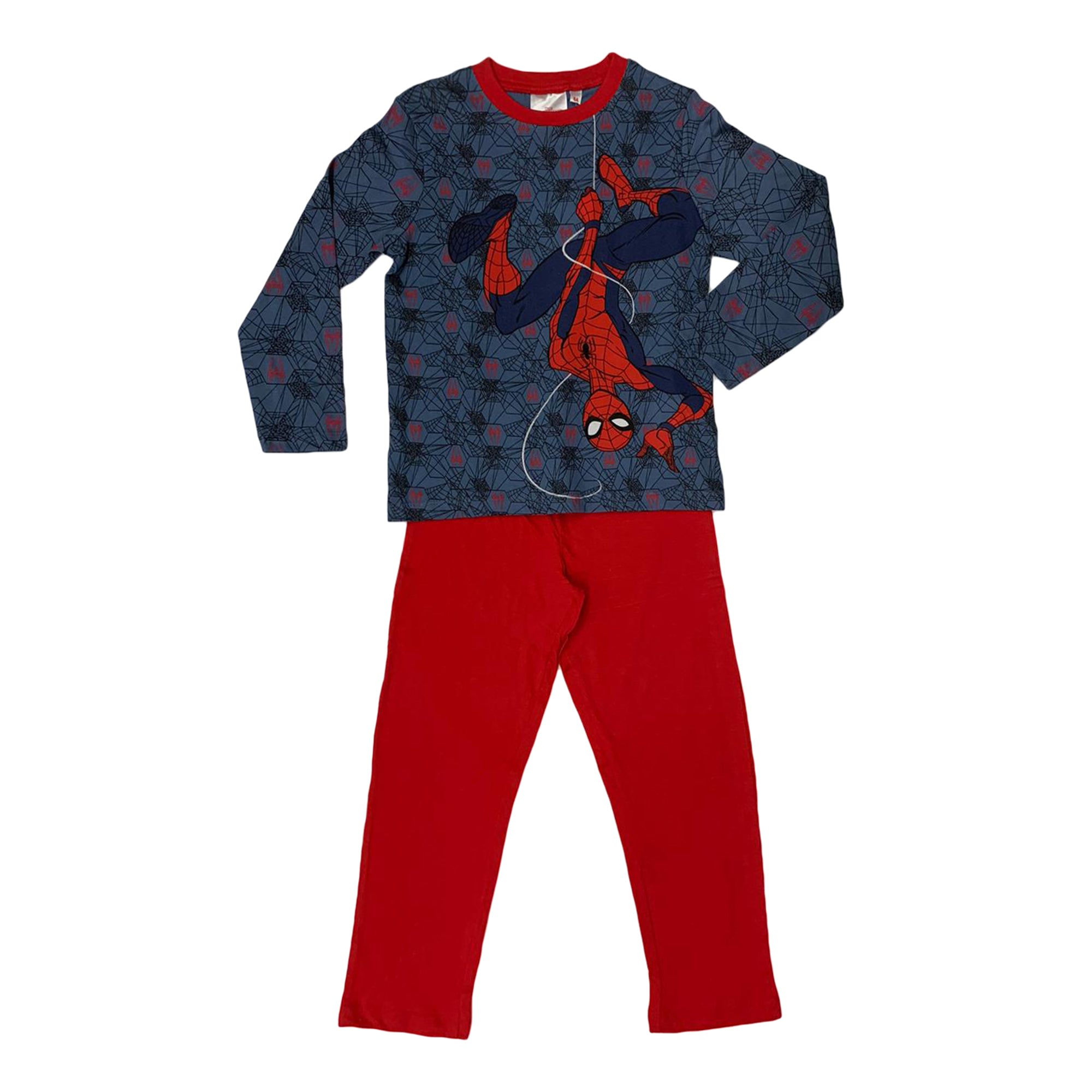Pigiama ufficiale Marvel Spiderman maniche lunghe bambino 3316