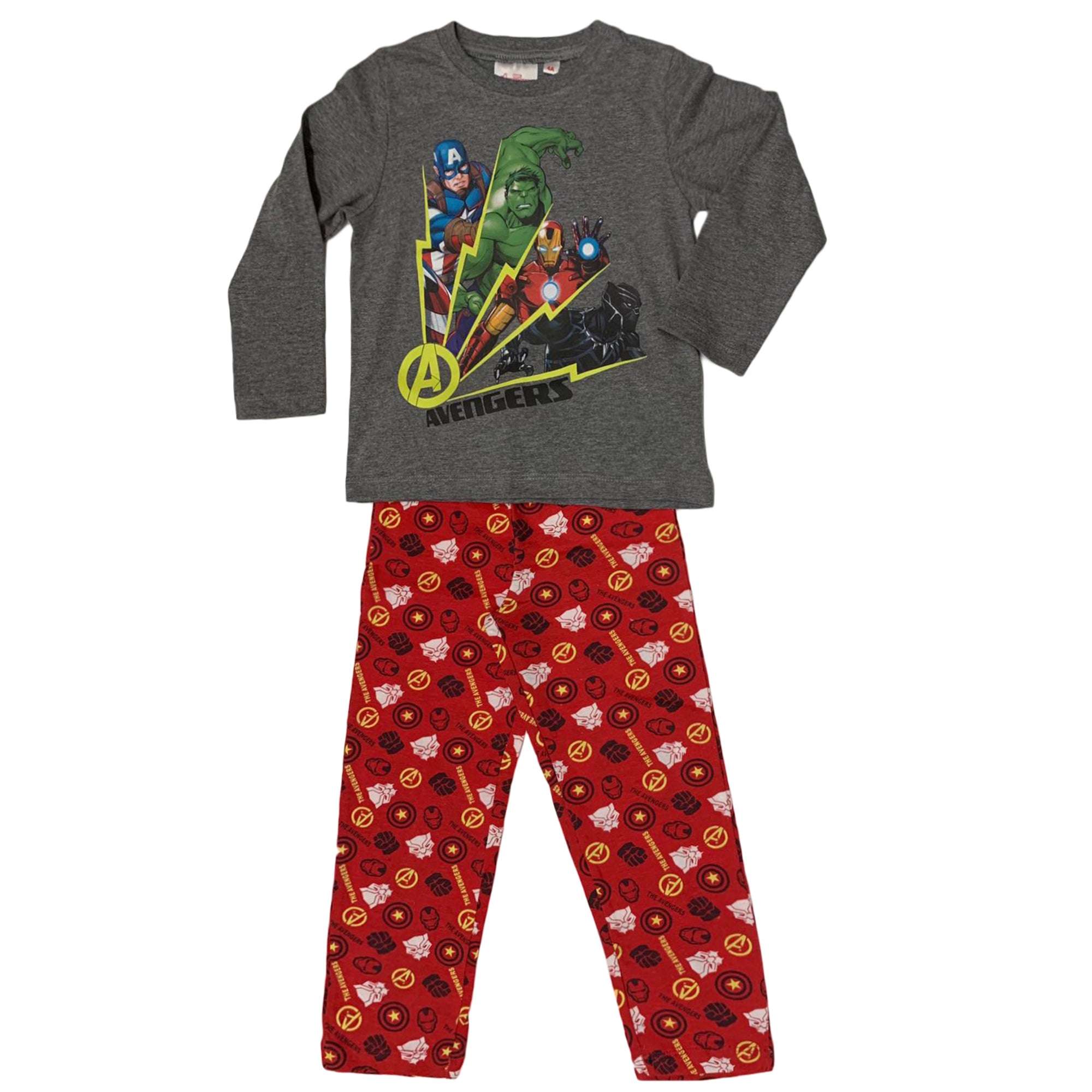 Pigiama ufficiale Marvel Avengers maniche lunghe bambino 3317