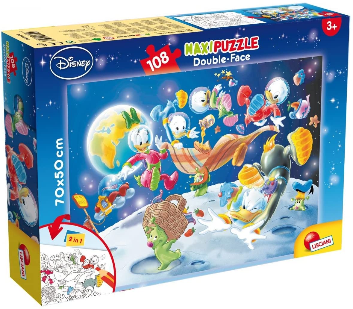 Ludattica | Baby Puzzle Pirati | Puzzle bambini 2 anni | Puzzle Double Face 32 pezzi | Due giochi in uno | Dimensione 67 x 32 cm | Made in Italy Ludattica | Baby Puzzle Pirati | Puzzle bambini 2 anni | Puzzle Double Face 32 pezzi | Due giochi in uno | Dimensione 67 x 32 cm | Made in Italy