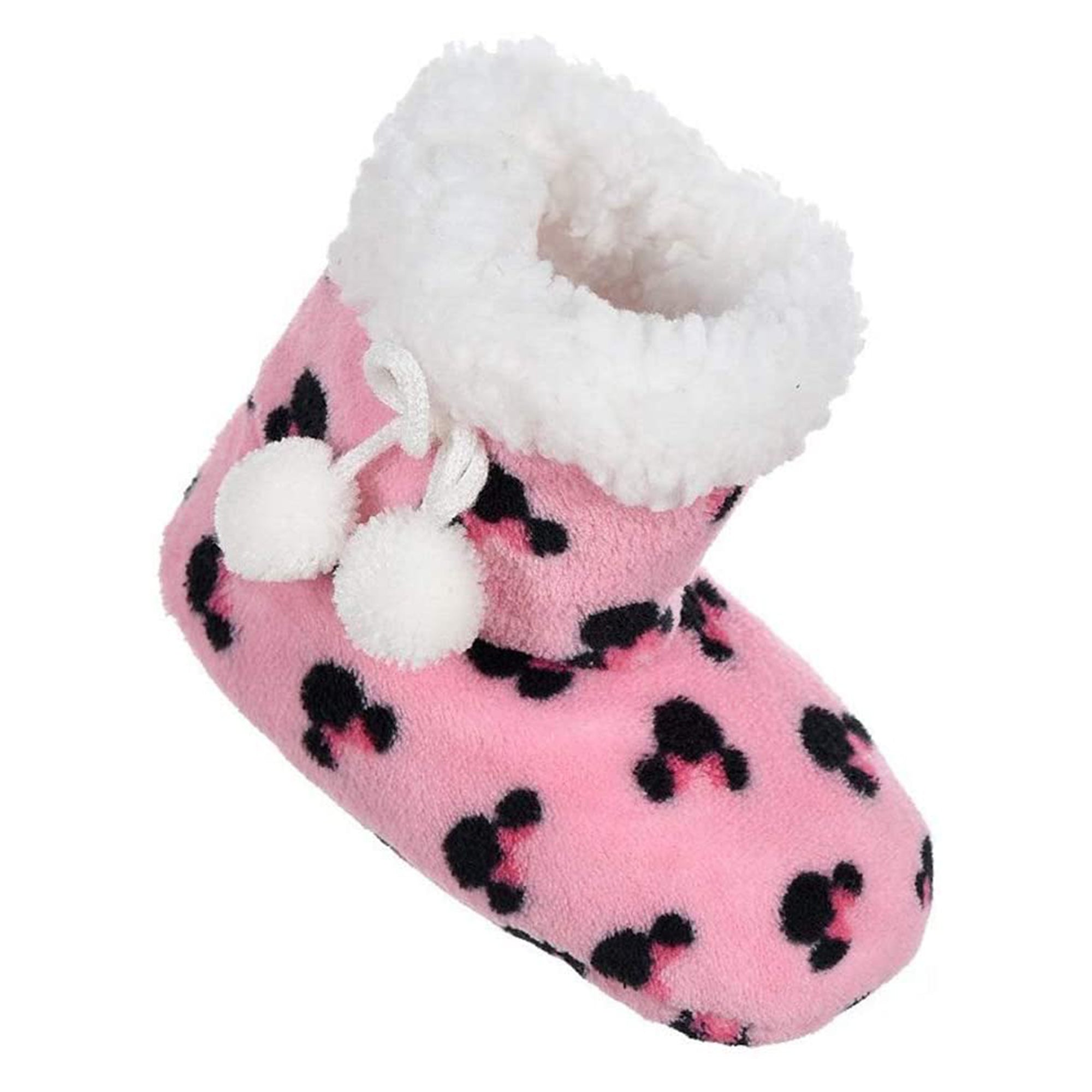 Pantofole invernali chiuse Disney Minnie ciabatte peluche antiscivolo bimba 3425