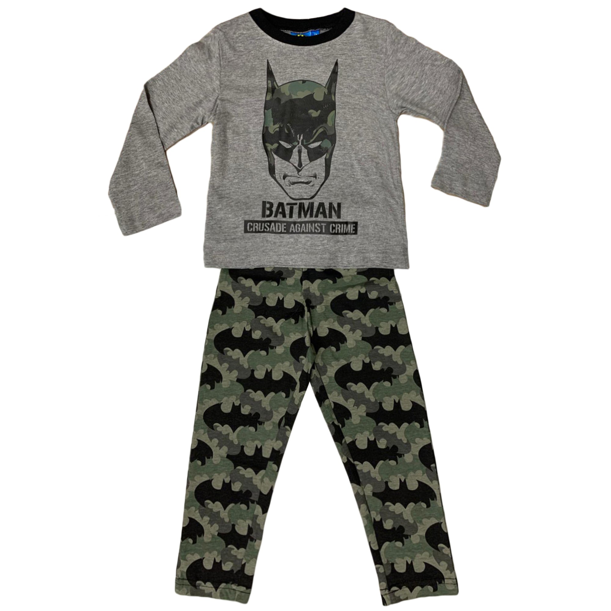 Pigiama ufficiale DC Comics Batman in cotone maniche lunghe bambino 3434