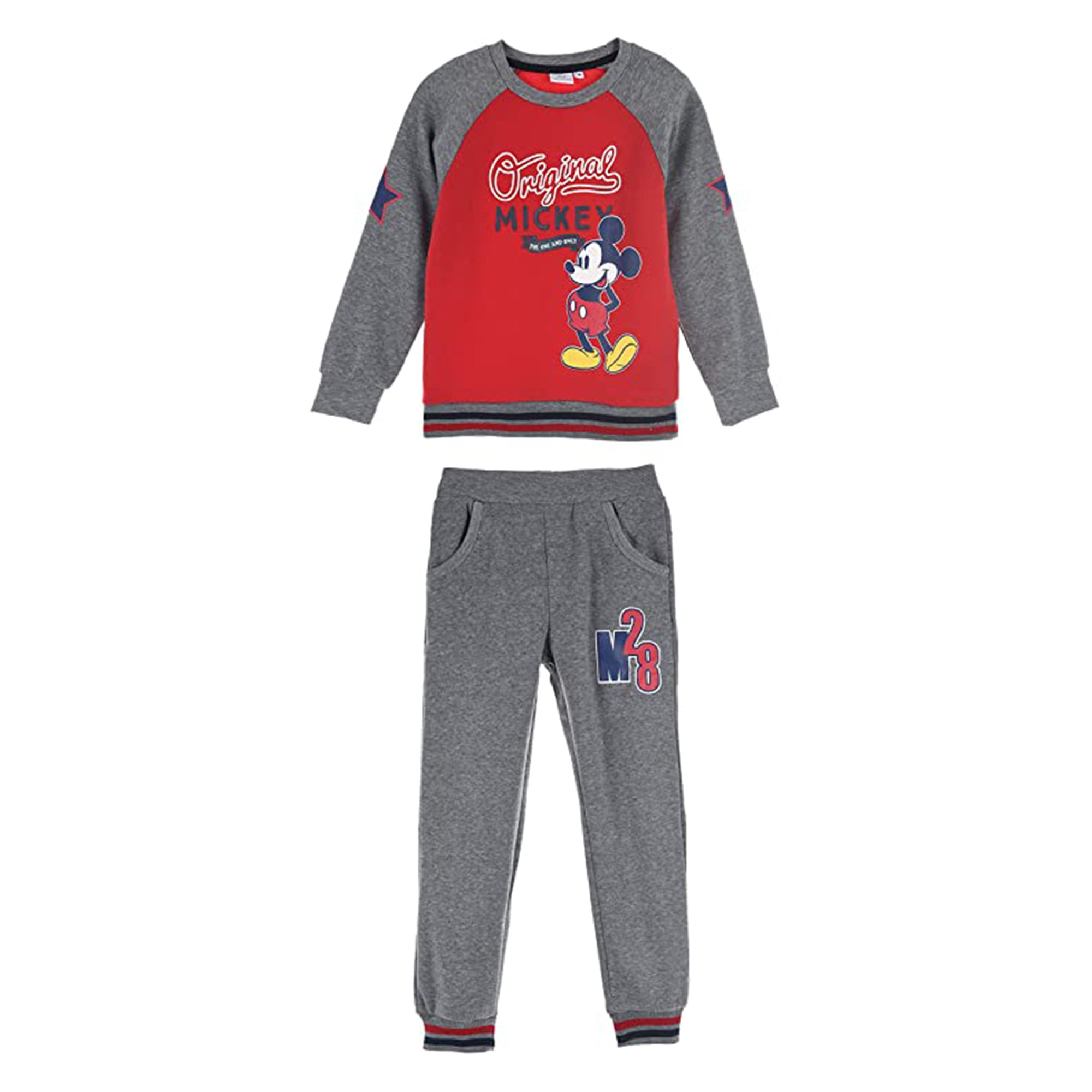Tuta lunga per bimbo felpata Disney Mickey Mouse jogging bambino 3439