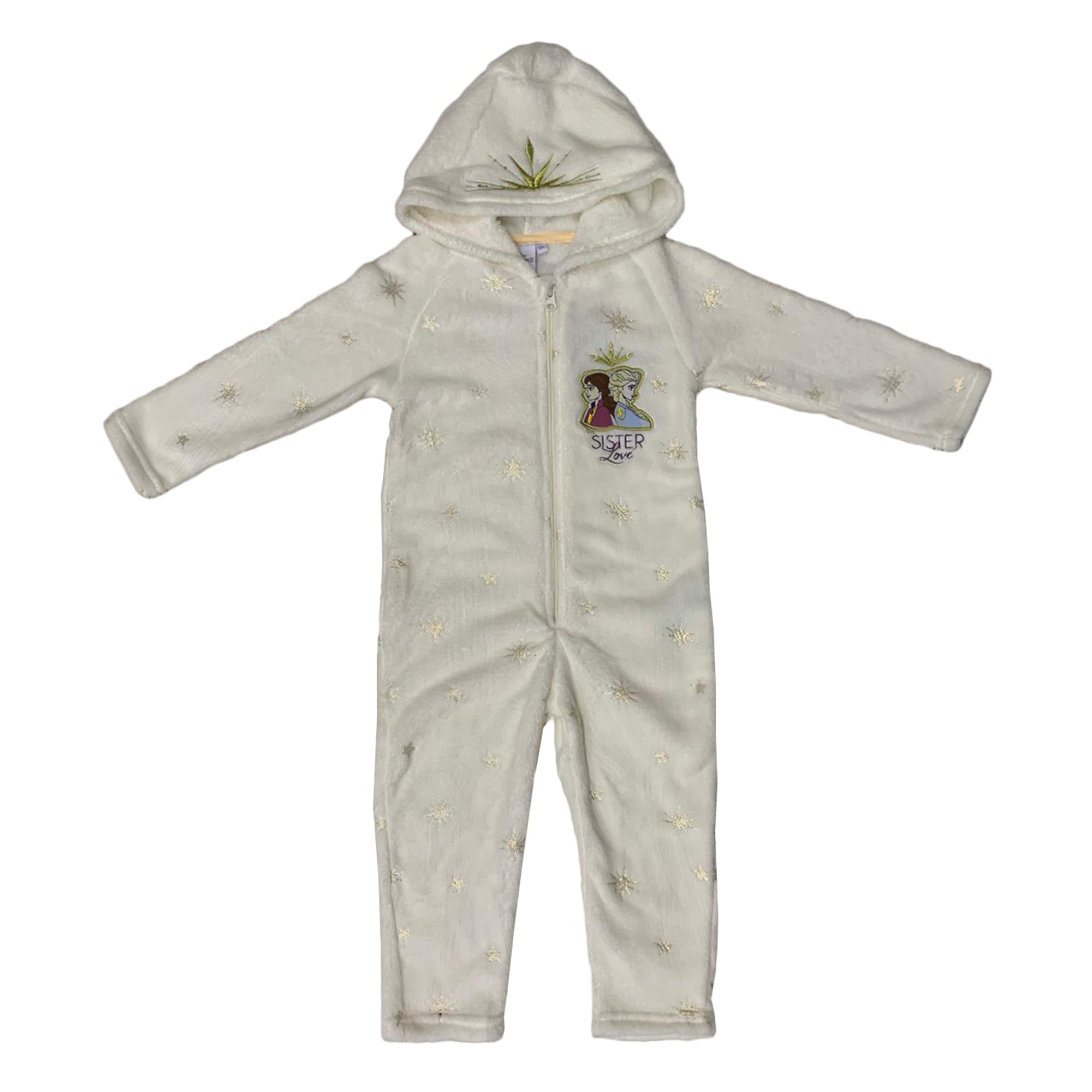 Pigiama un pezzo con cappuccio ufficiale Disney Frozen II bambina ragazza 3444