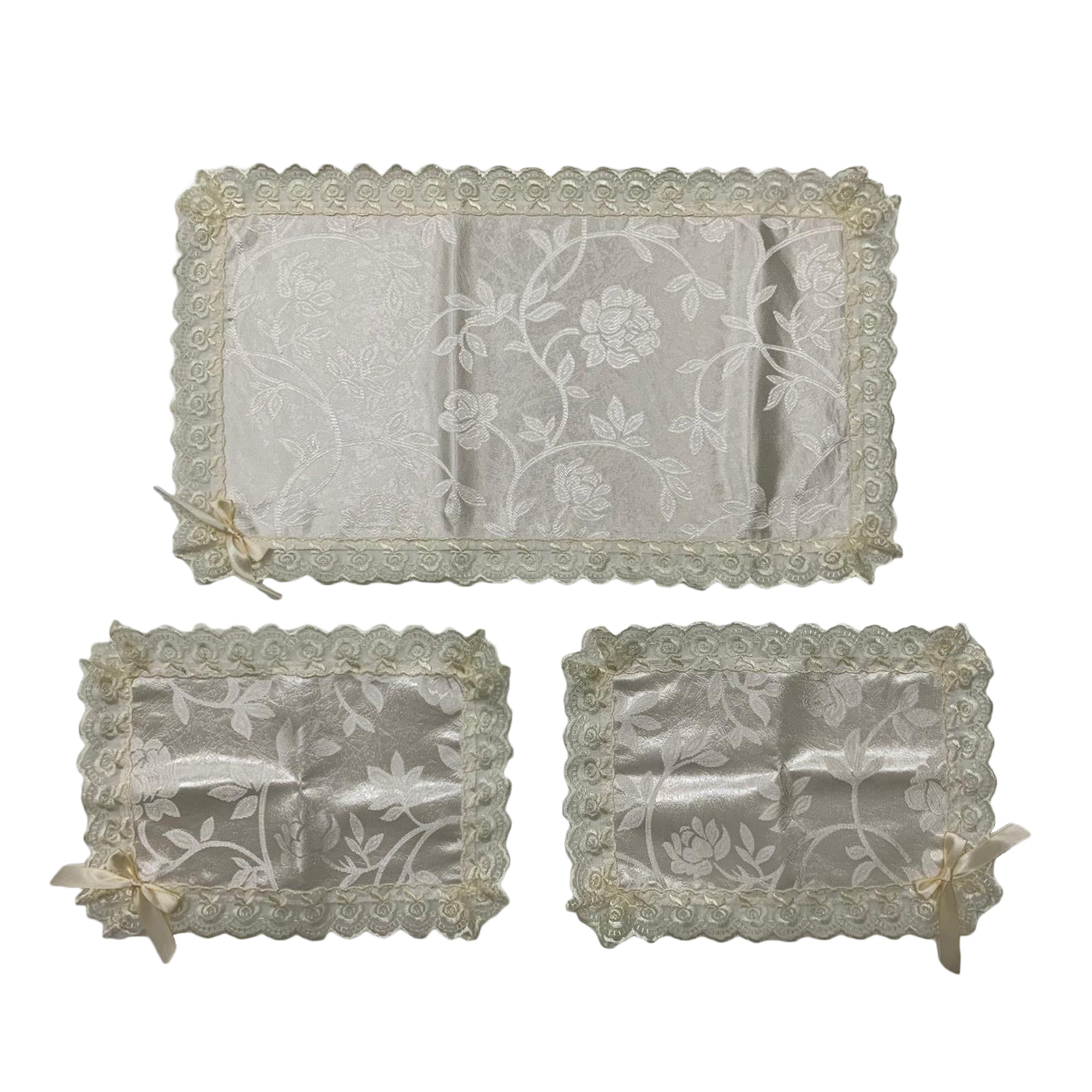 Completo centrini e runner set 3 pezzi Renato Balestra decorativi Francesca 3514