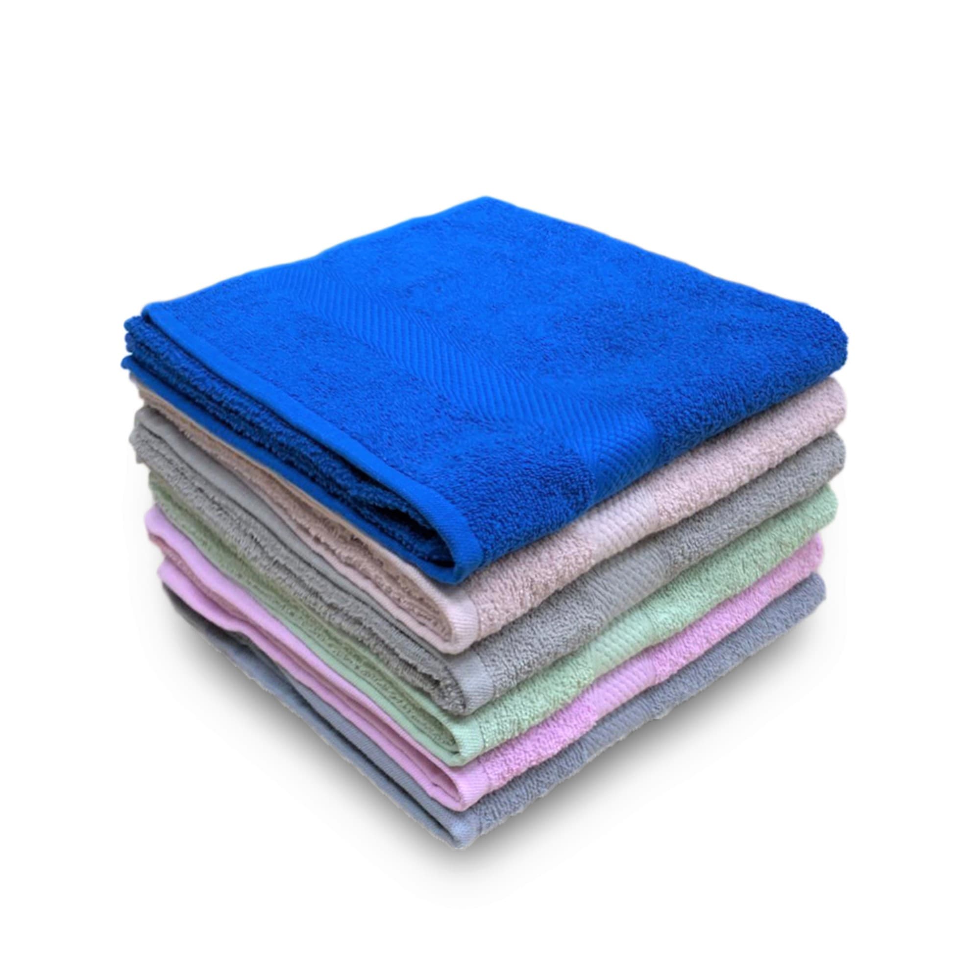 Set di asciugamani per viso 6 pezzi Maestri Cotonieri in spugna di cotone 3647
