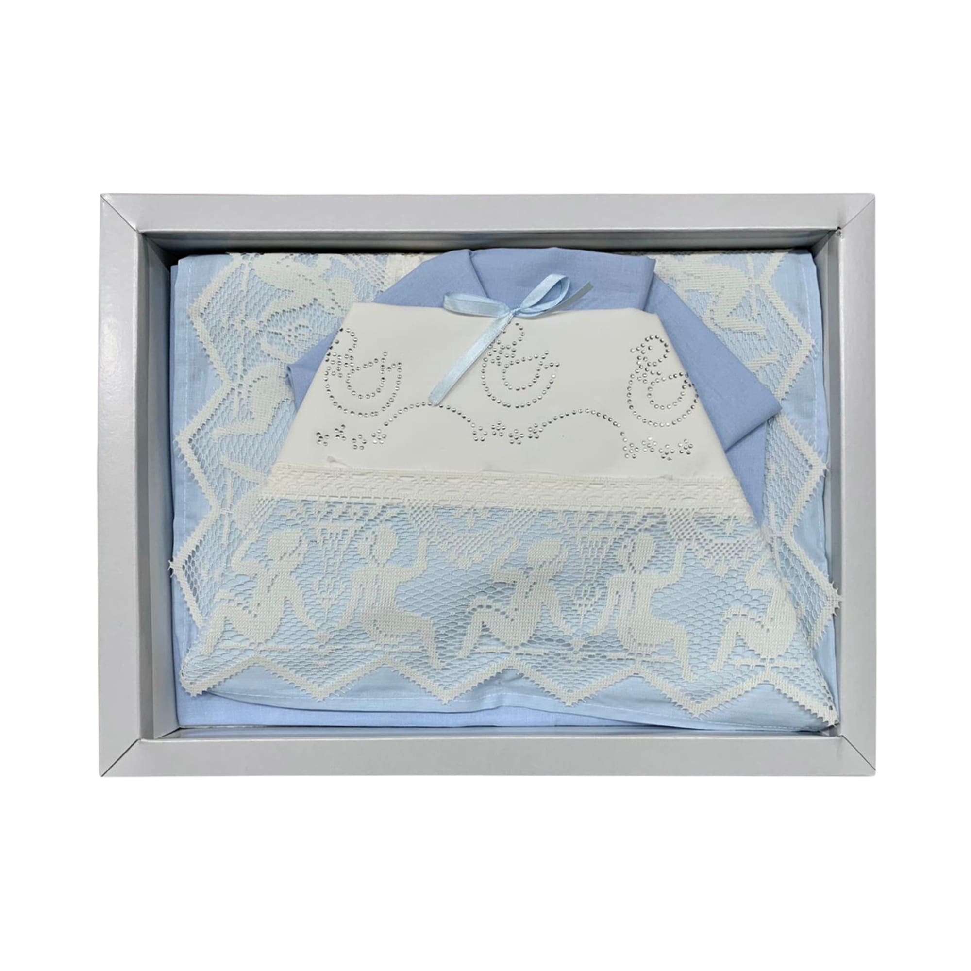 Coordinato culla lettino cotone Piccole Emozioni composè lenzuola set 3pz 3832