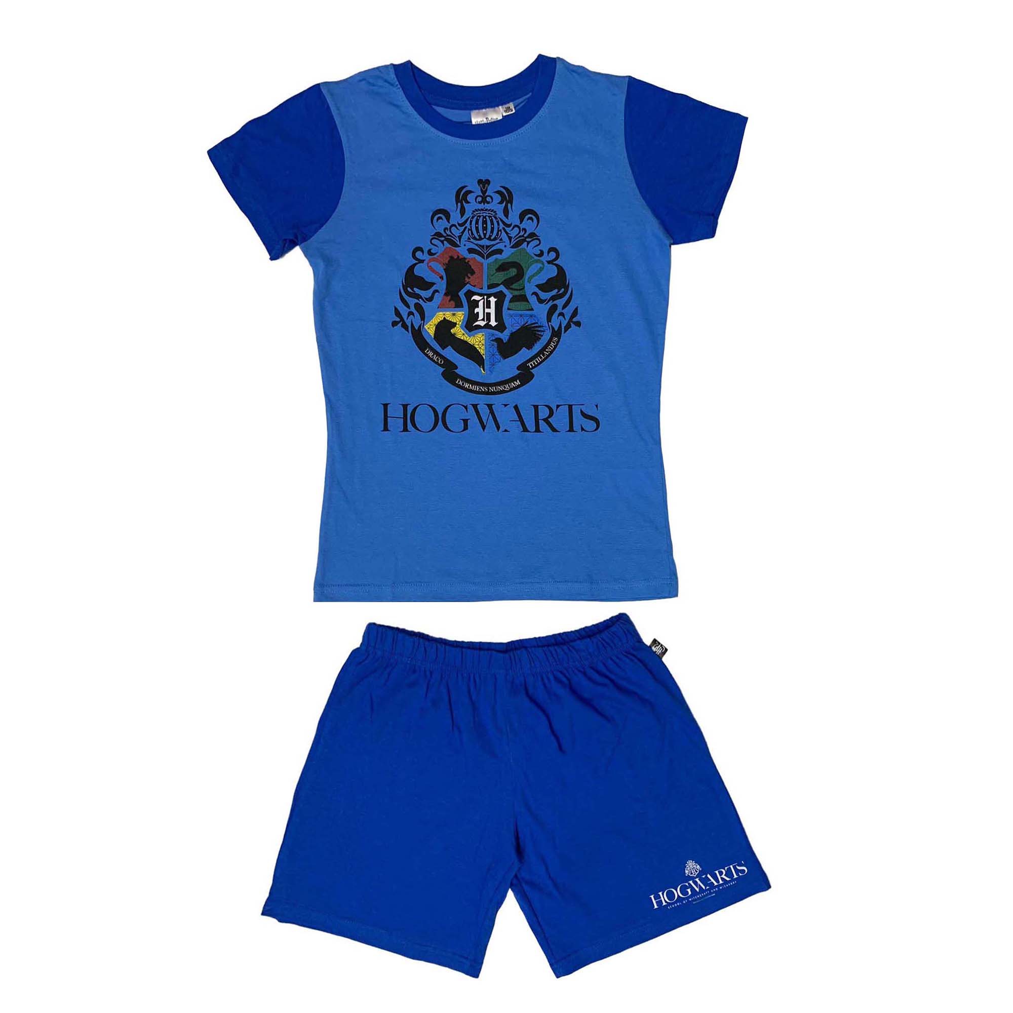 Pigiama corto bambino Harry Potter t-shirt e pantaloncino in cotone 3990