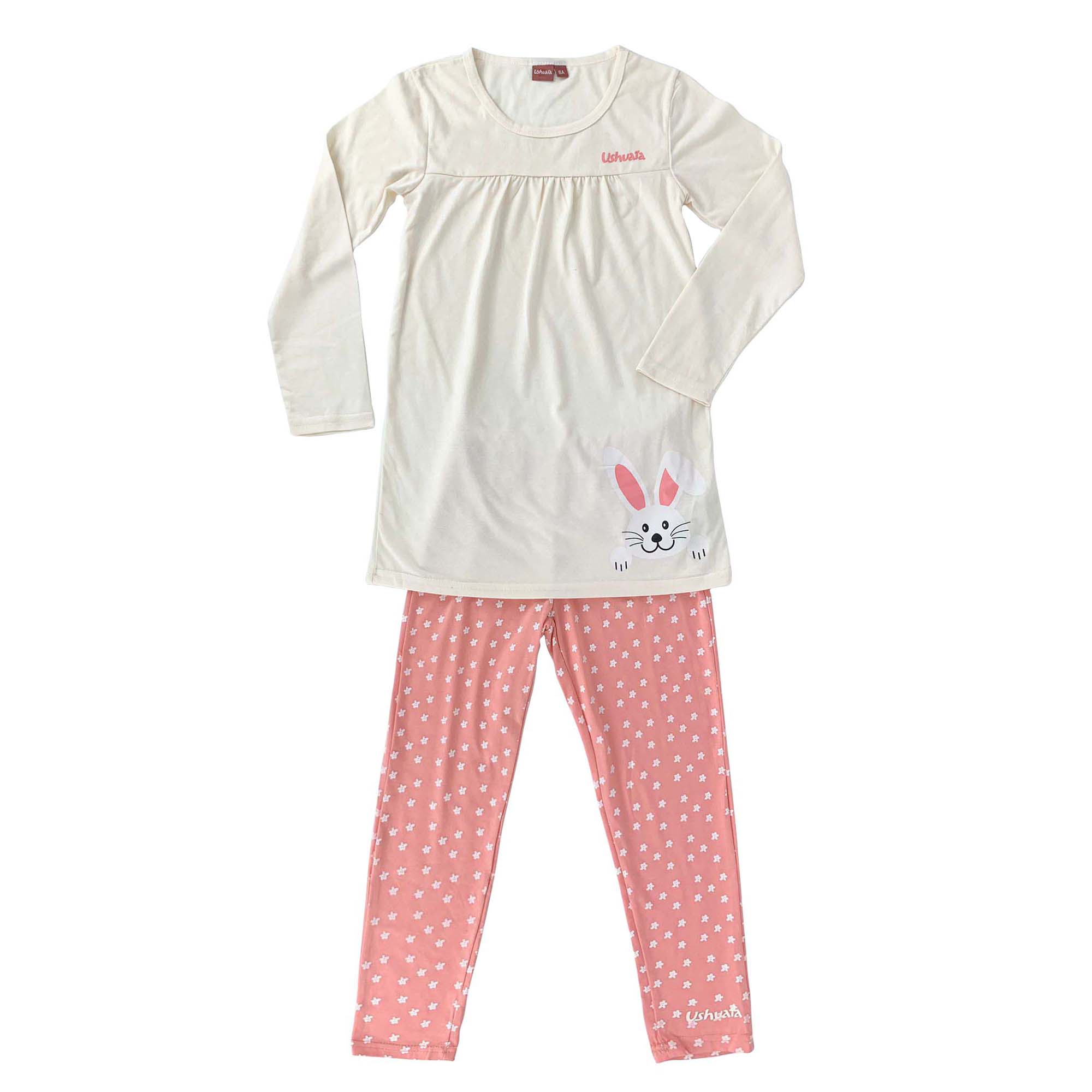 Pigiama bambina maniche lunghe Ushuaia primavera estate 2 pezzi 4061