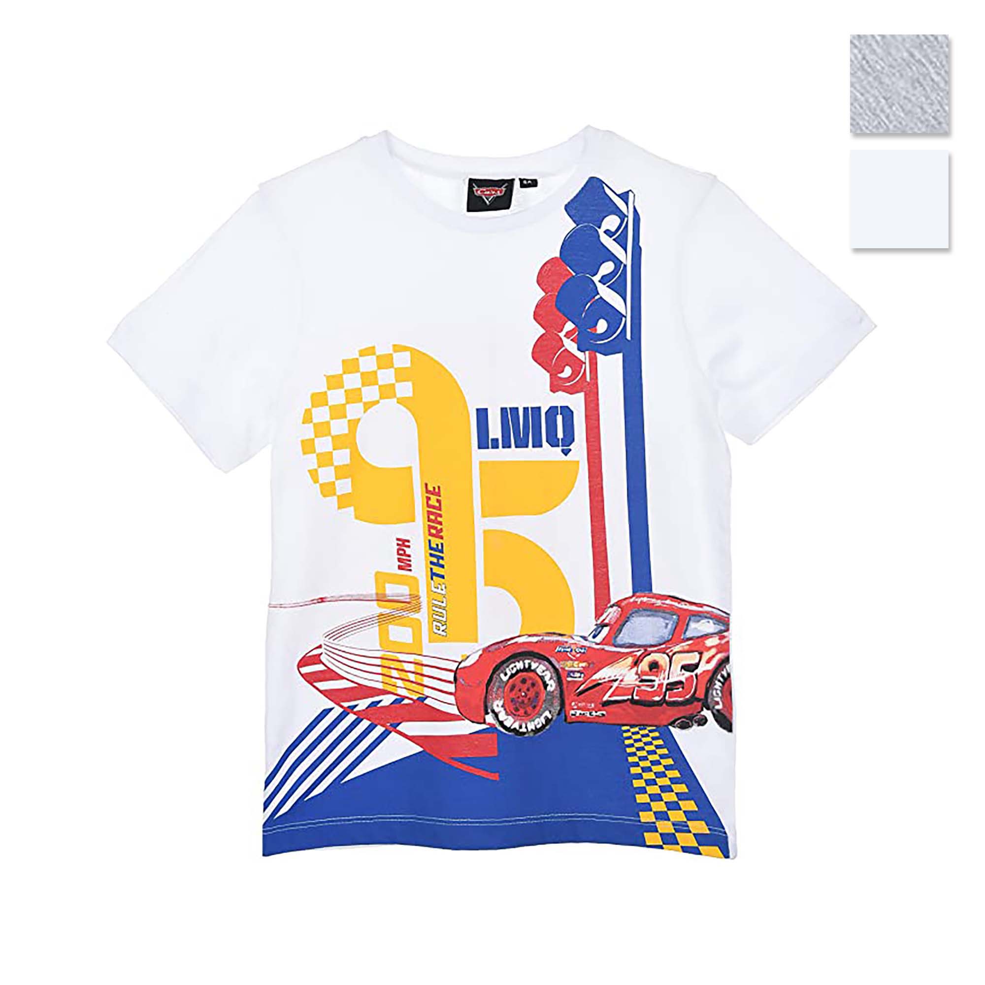Maglietta Disney Cars t-shirt mezze maniche in cotone stampata bambino 4072