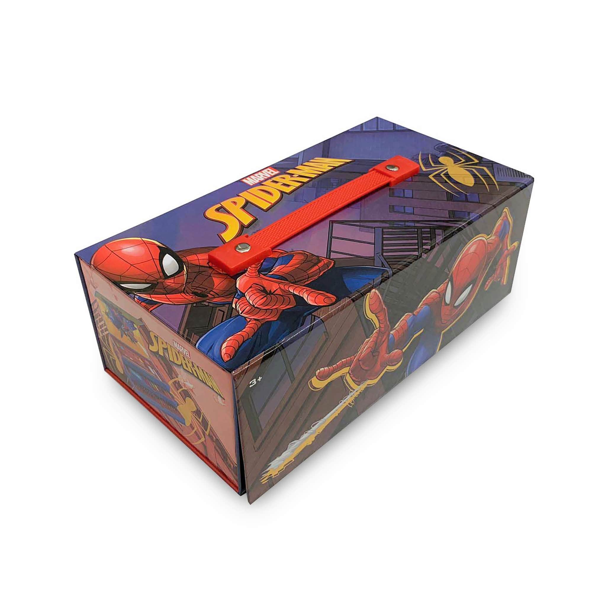 Set cancelleria valigetta da disegno bambini ufficiale Marvel Spiderman 4098