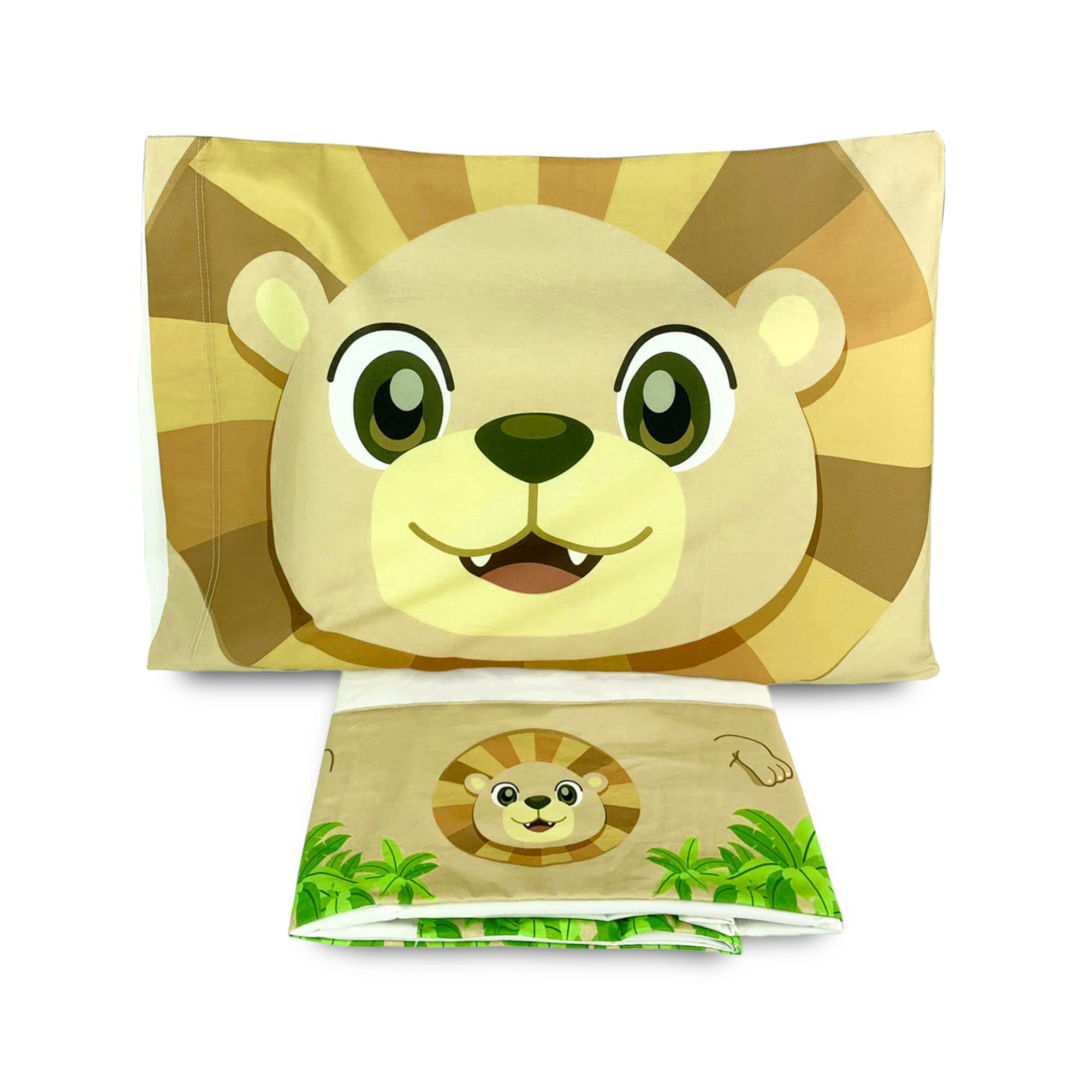 Completo lenzuola culla lettino in cotone Biancaluna stampa digital set 3pz 4153