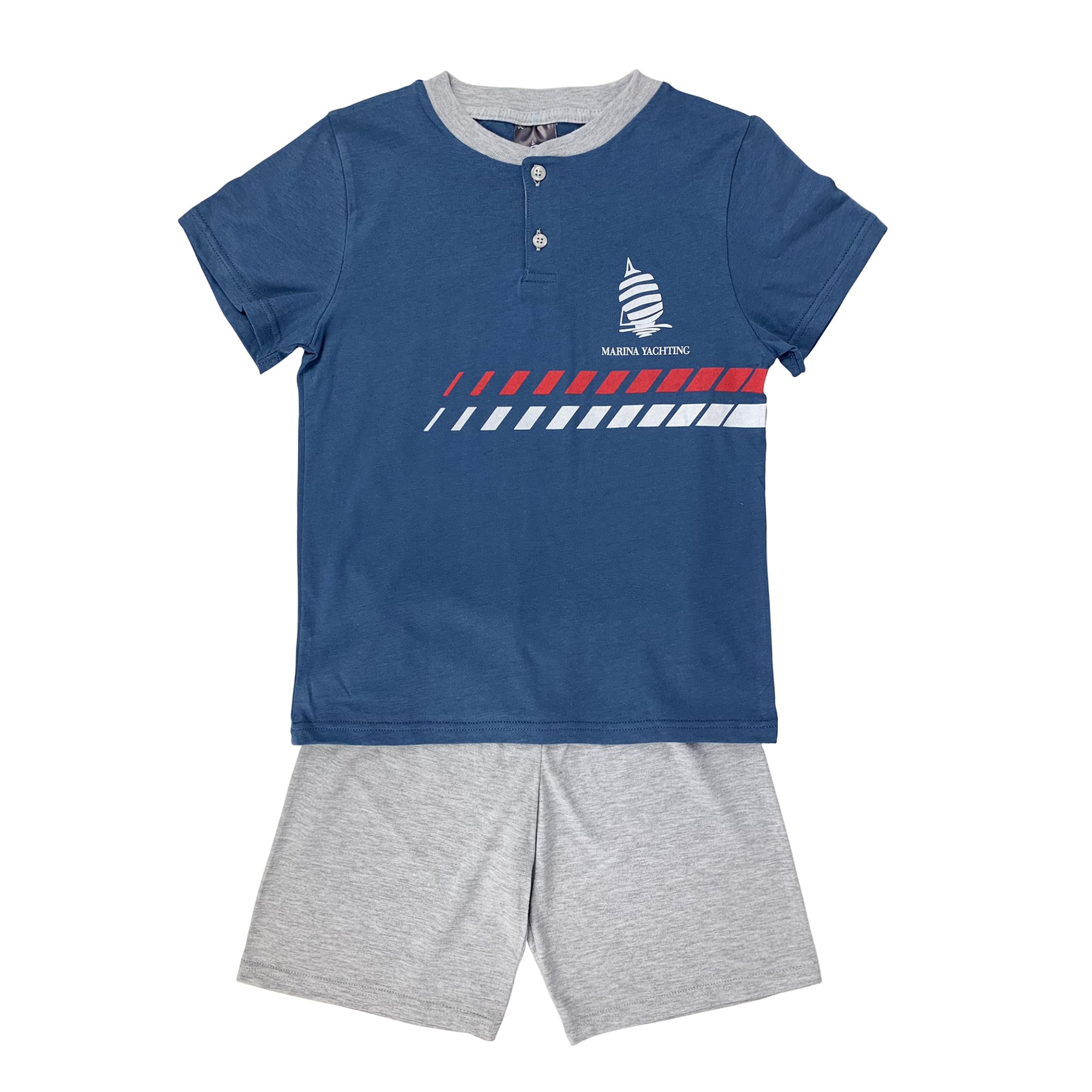 Pigiama bambino mezze maniche Marina Yachting primavera estate in cotone 4174