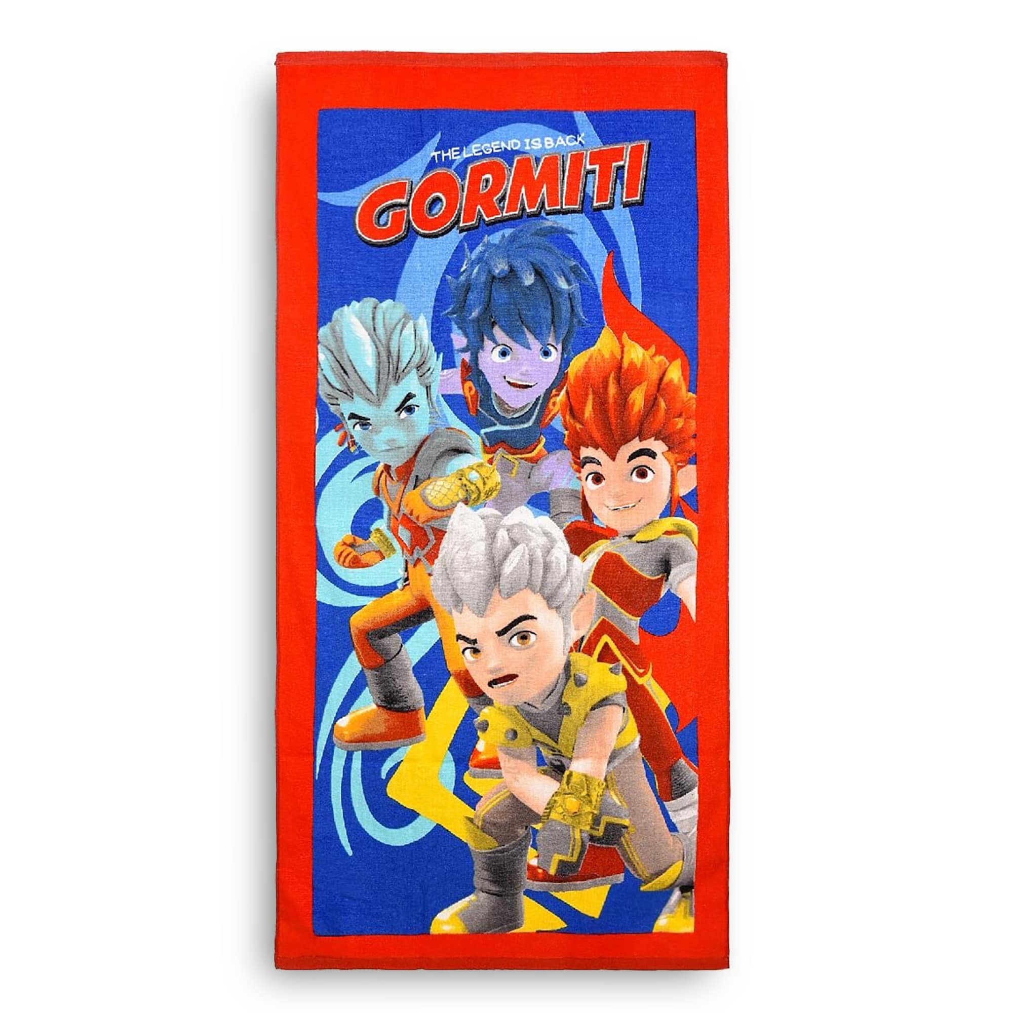 Telo mare spugna Gormiti piscina bambino in cotone 70x140cm 4211